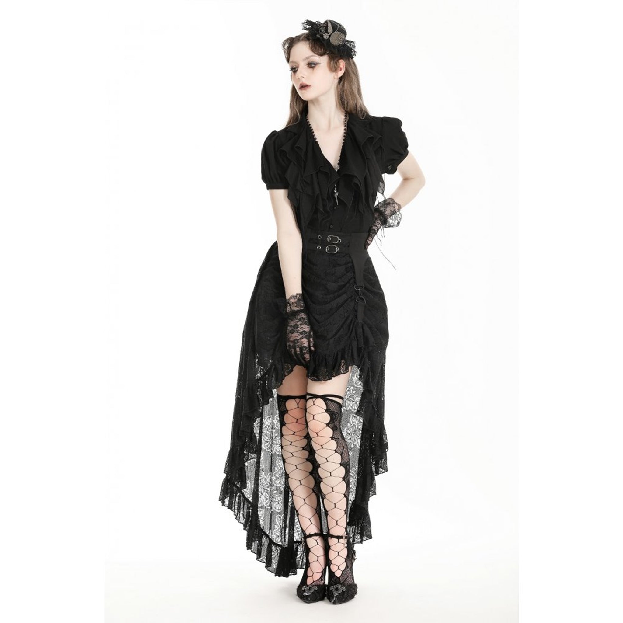 Cinched Front Skirt