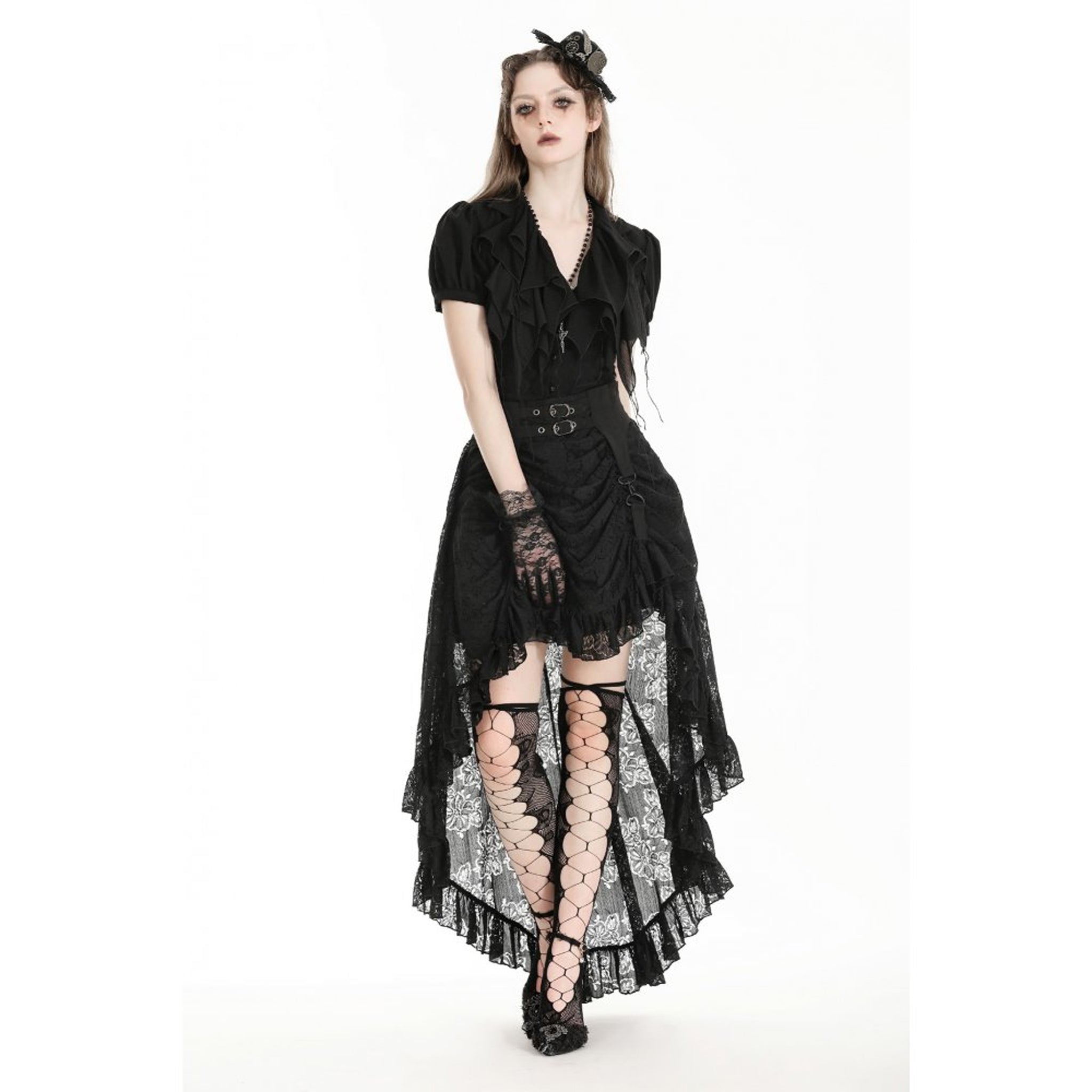 Cinched Front Skirt