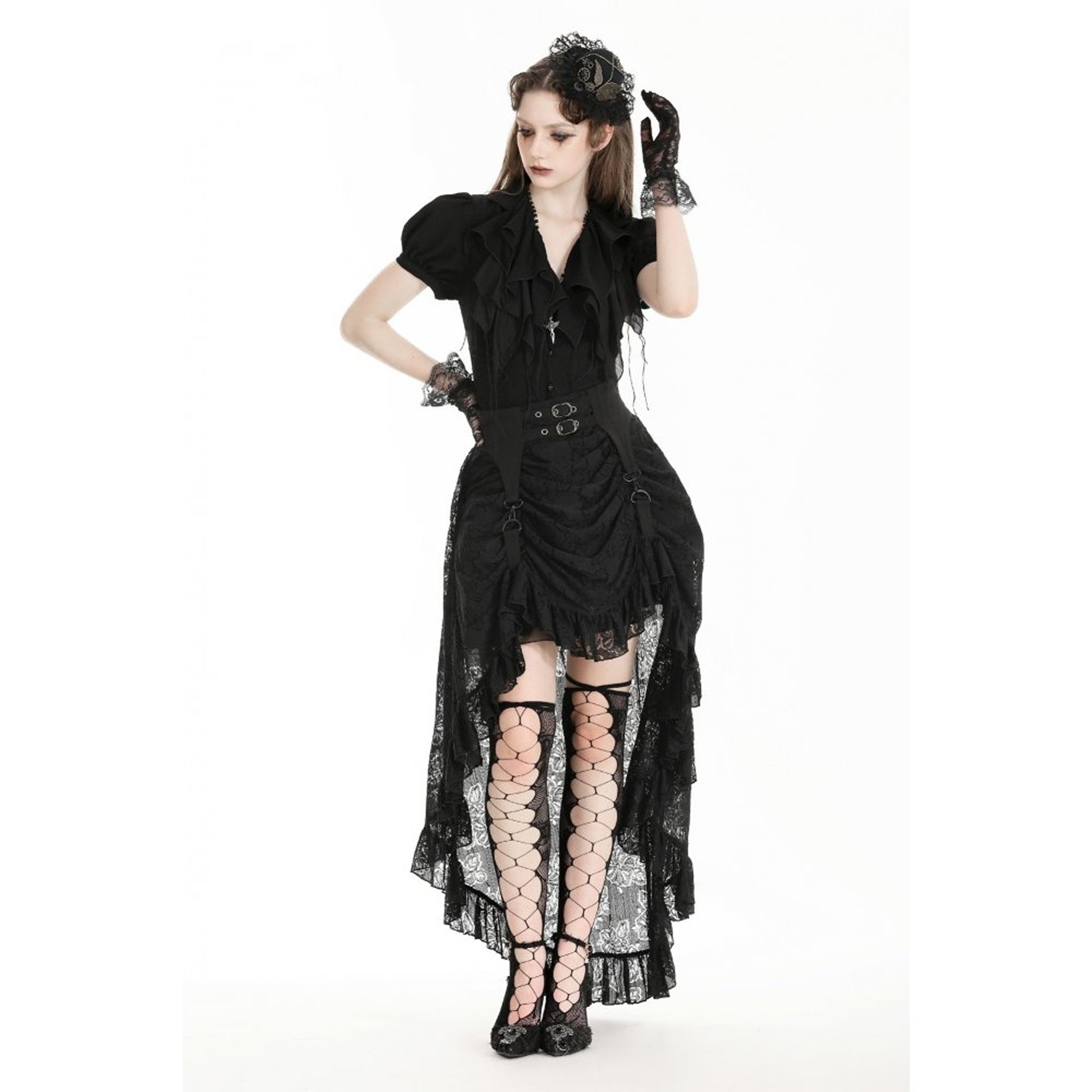 Cinched Front Skirt
