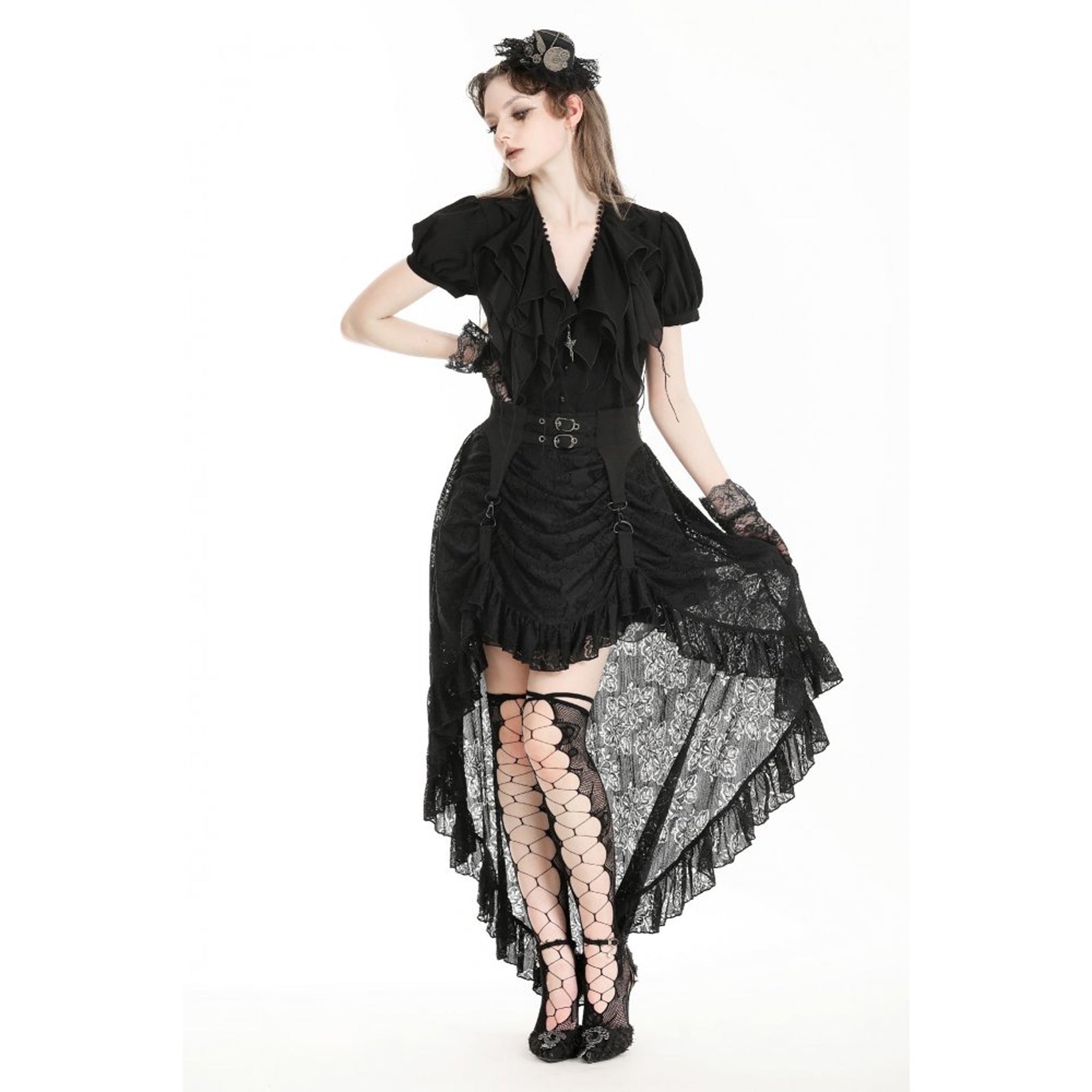 Cinched Front Skirt