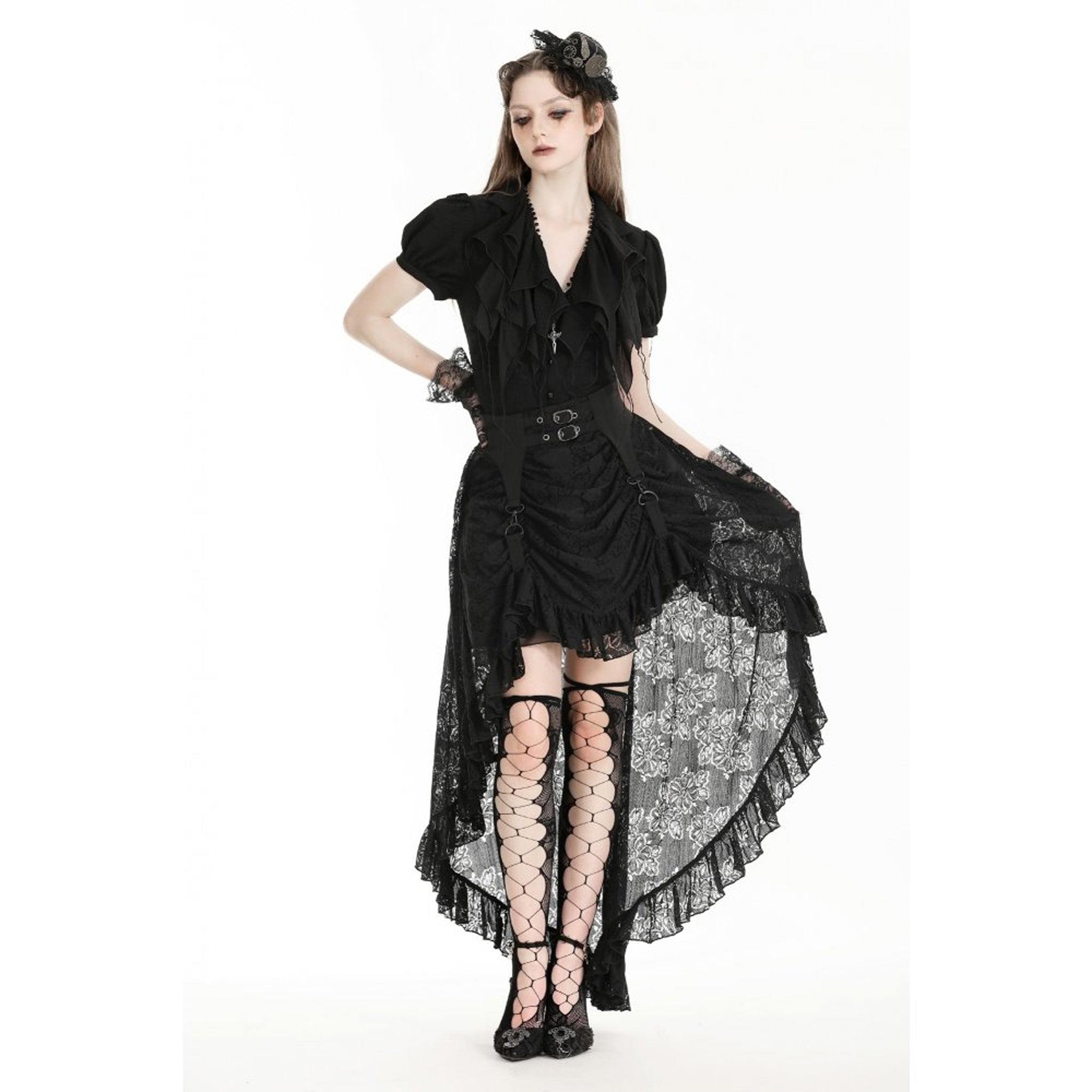 Cinched Front Skirt