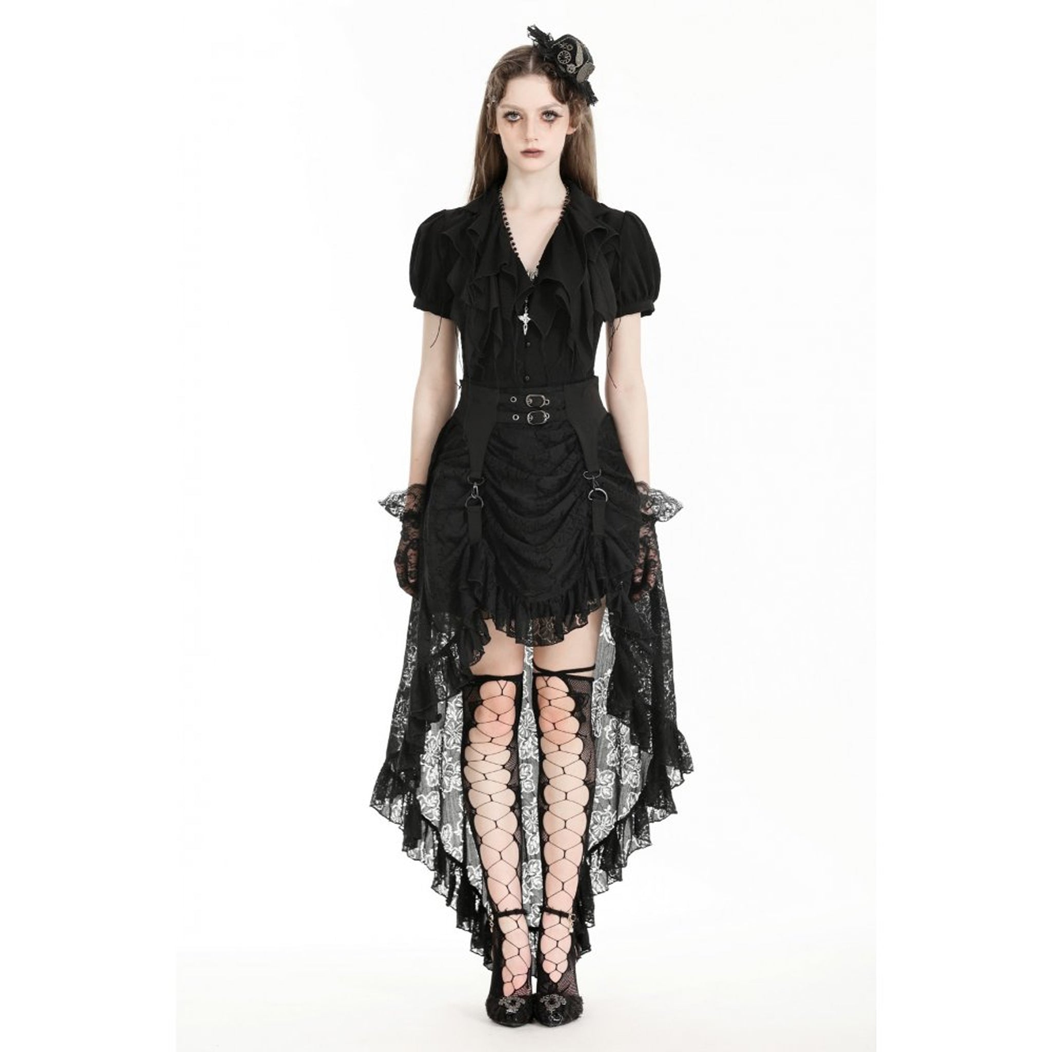 Cinched Front Skirt