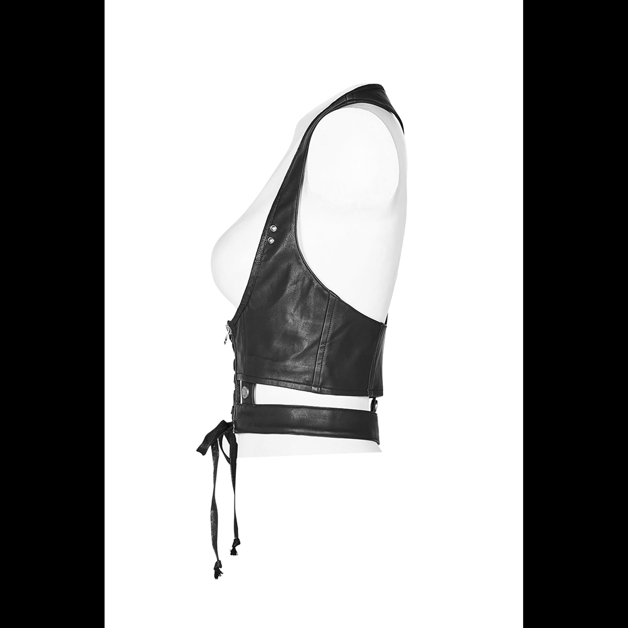 Lace Up Harness Vest
