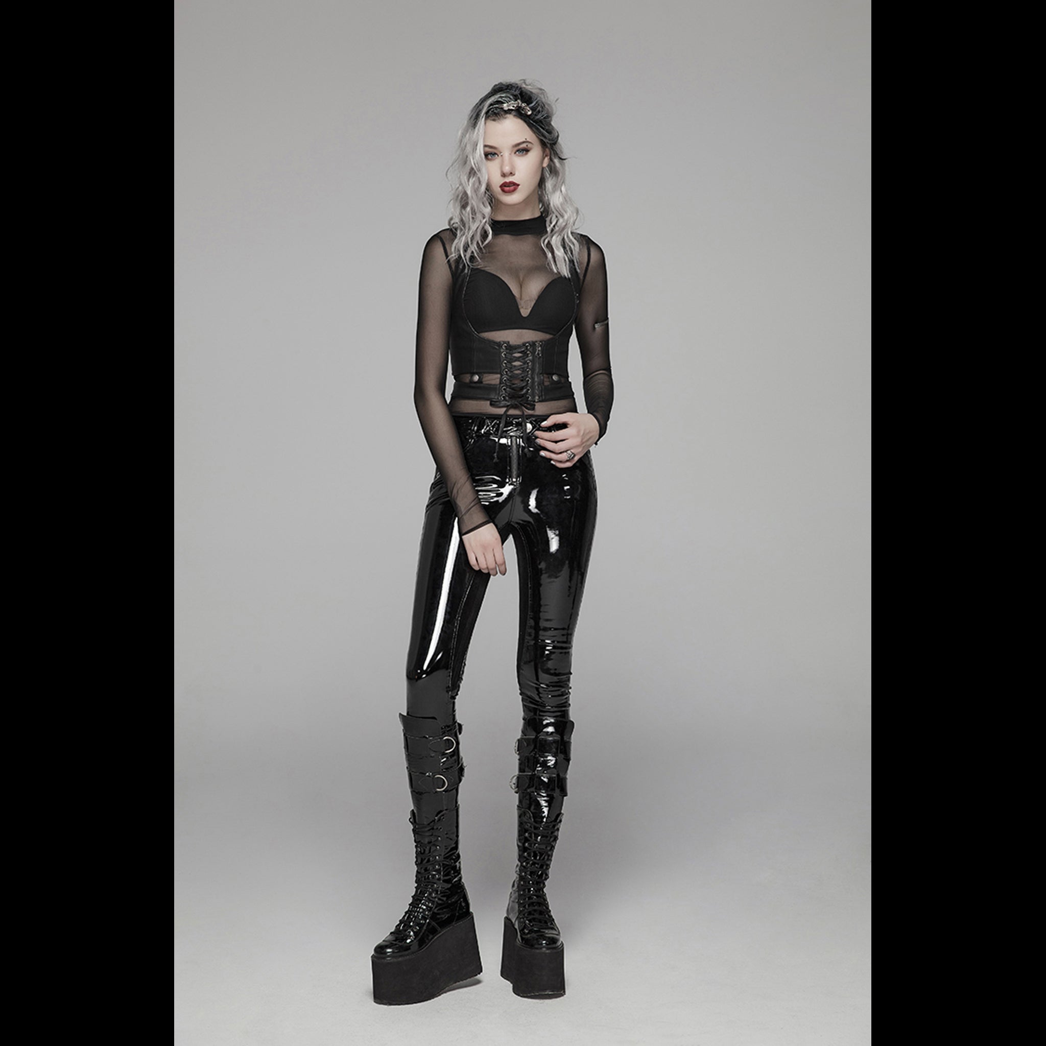 Lace Up Harness Vest