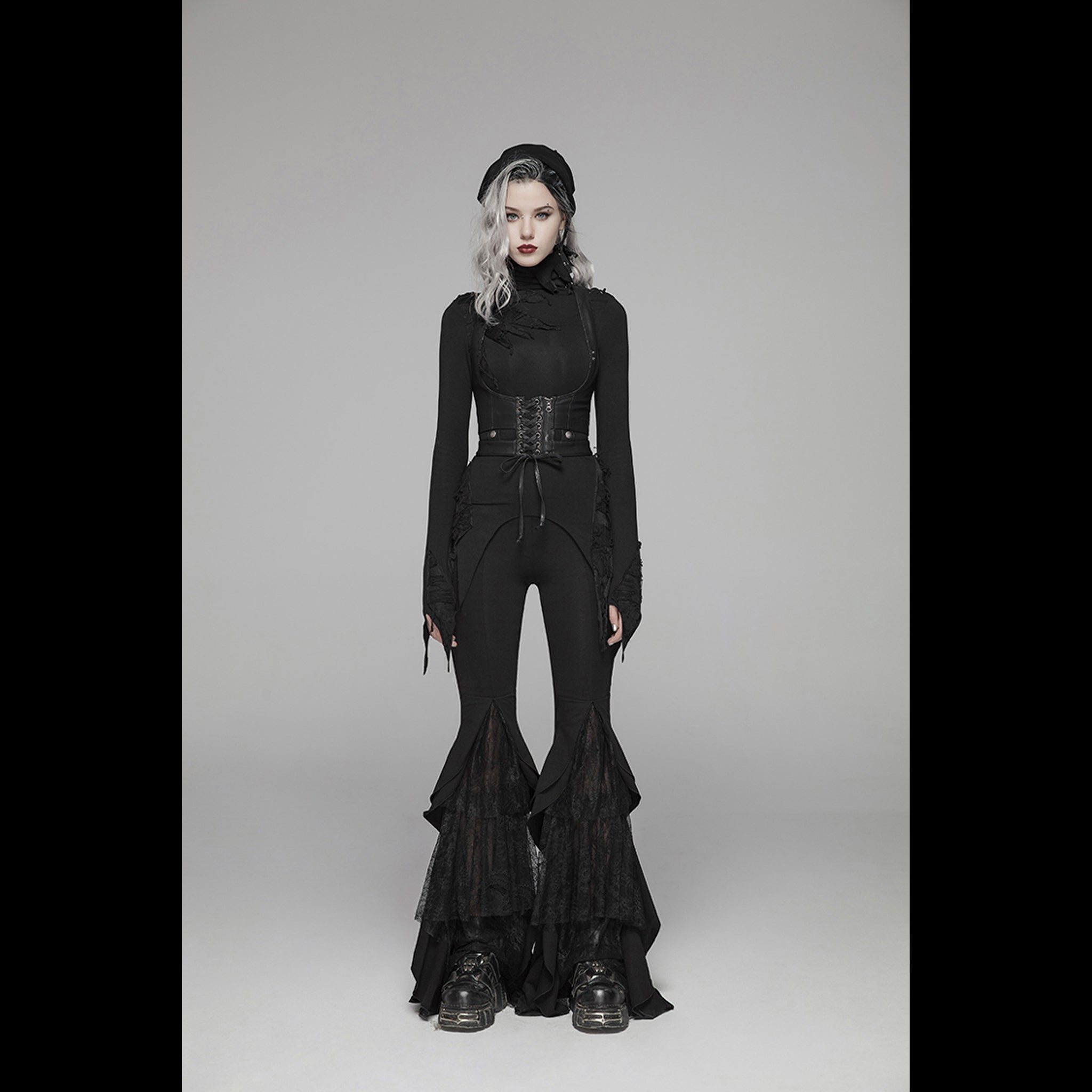 Lace Up Harness Vest