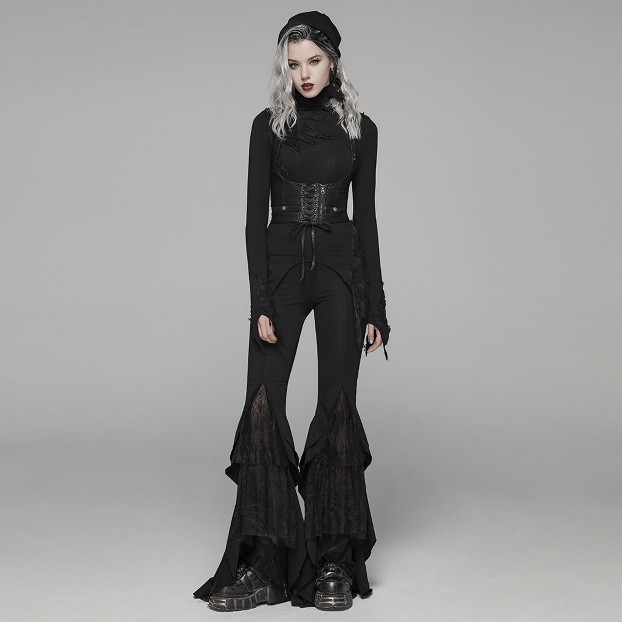 Lace Up Harness Vest
