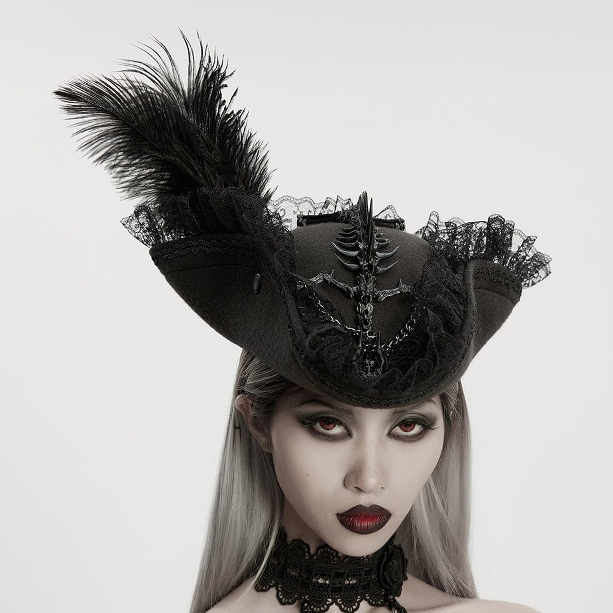 Spike Spine Tricorn Hat