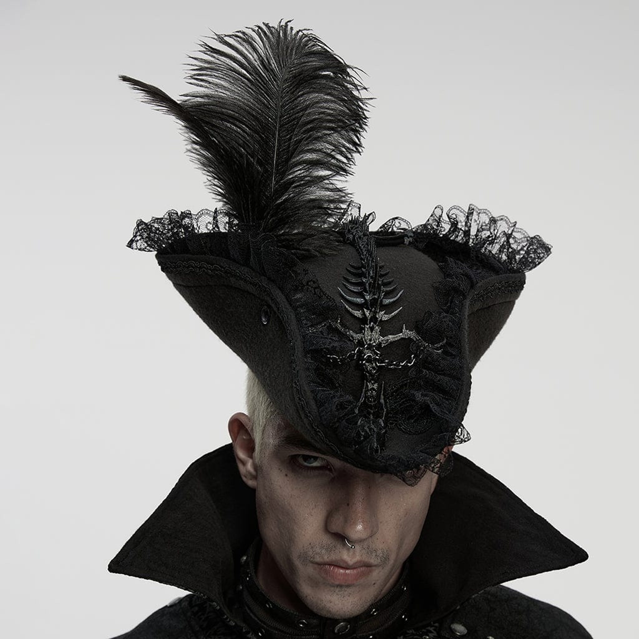 Spike Spine Tricorn Hat