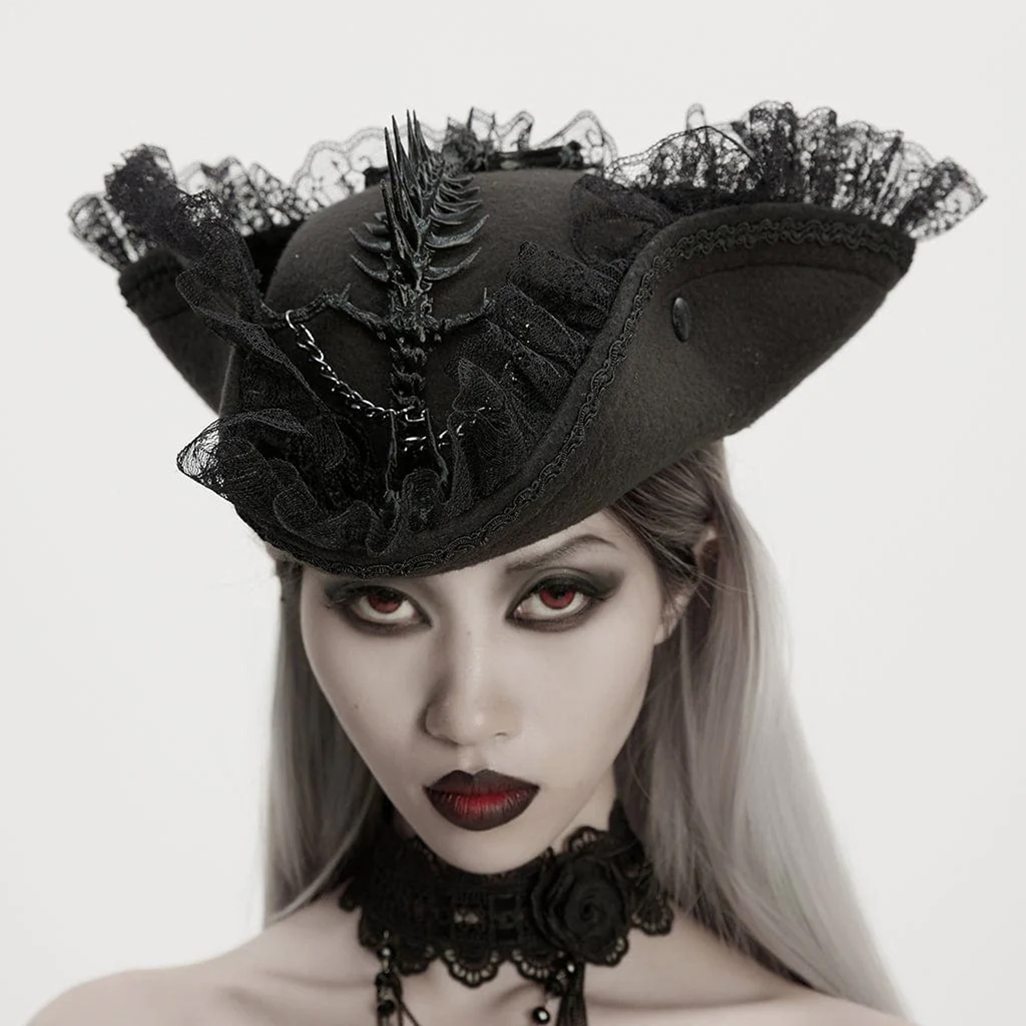 Spike Spine Tricorn Hat