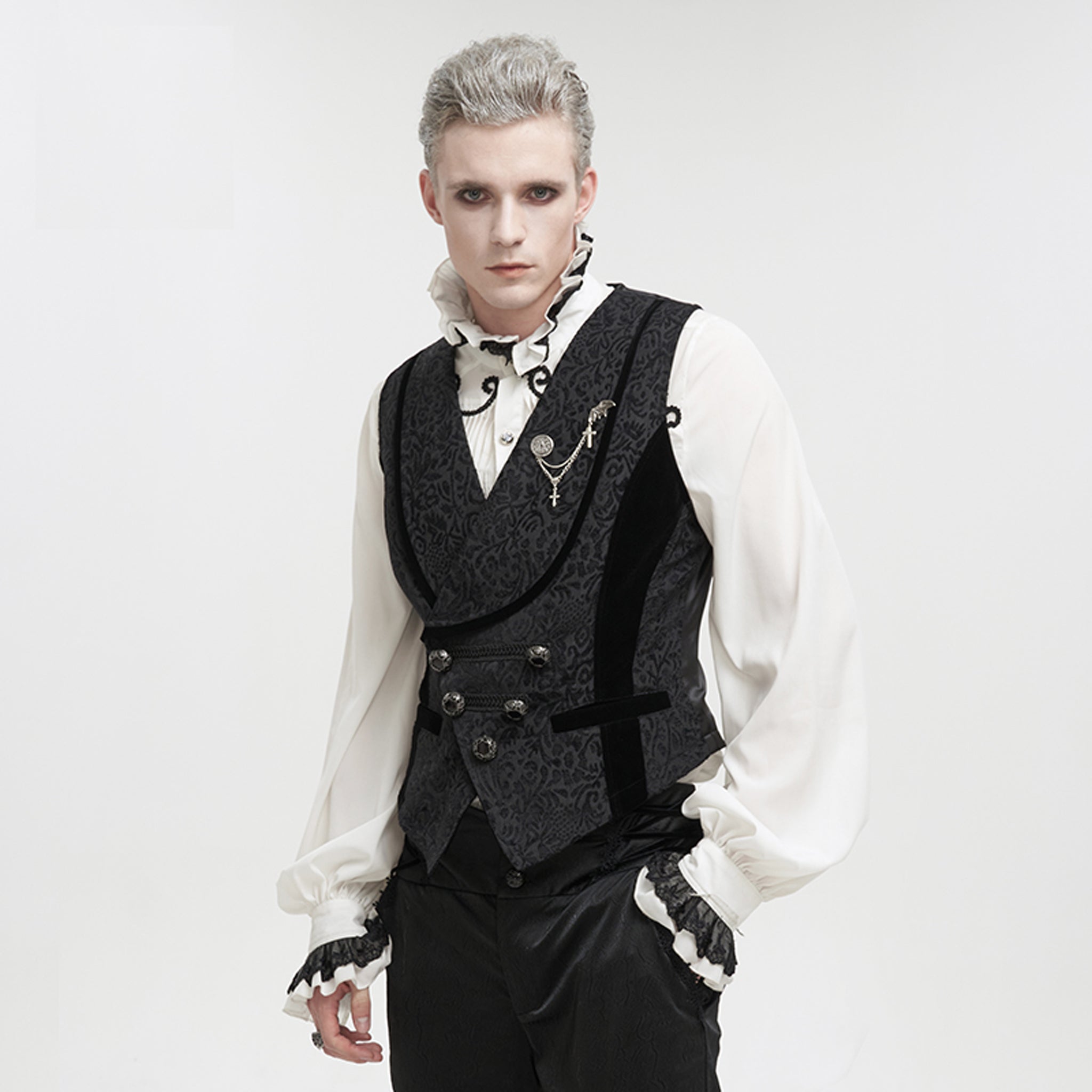 Gothic Jaquard Waist Coat