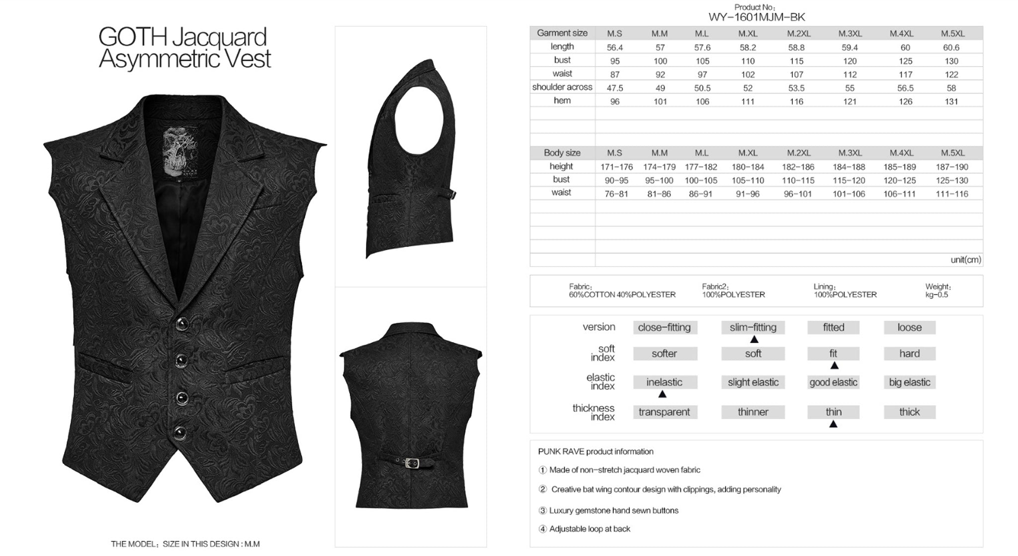 Scallop Shoulder Waistcoat