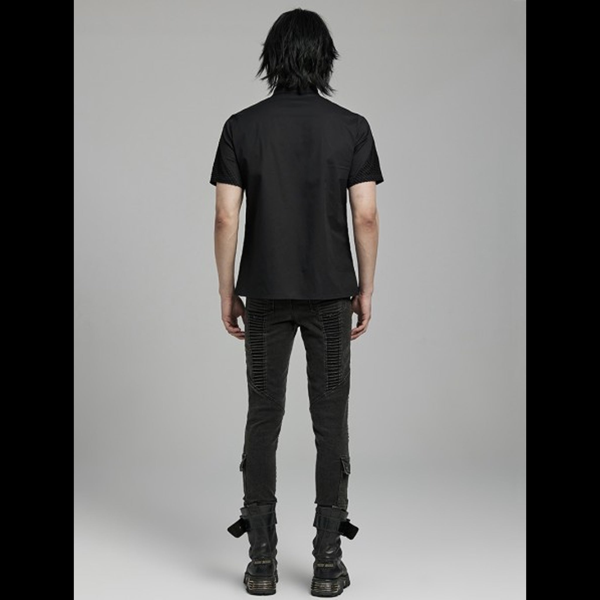Pinned Mesh Pocket Shirt