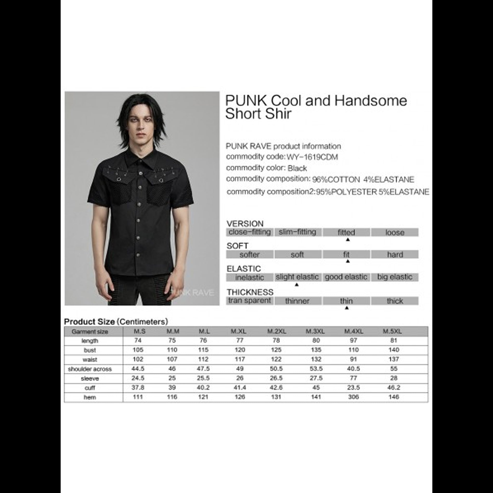 Pinned Mesh Pocket Shirt