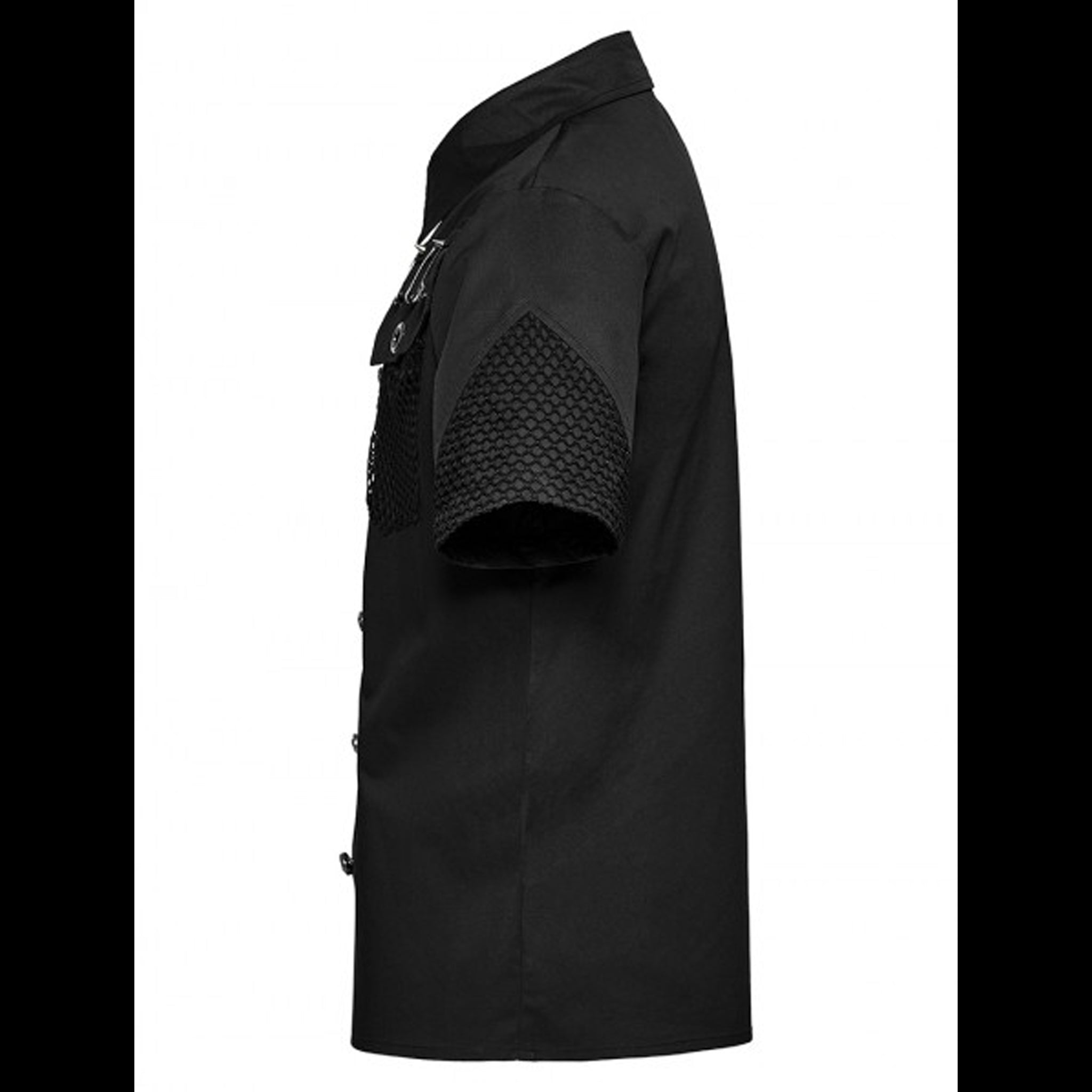 Pinned Mesh Pocket Shirt