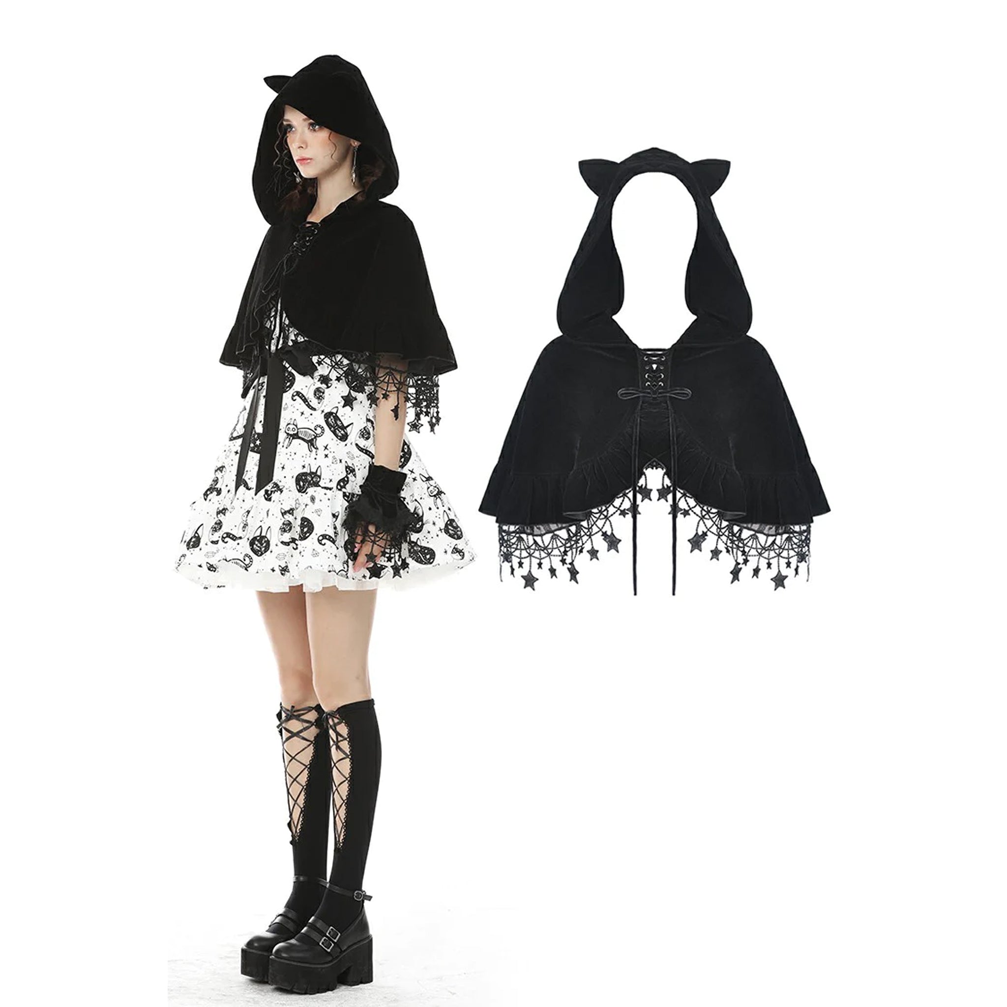 Night Star Cat Cape