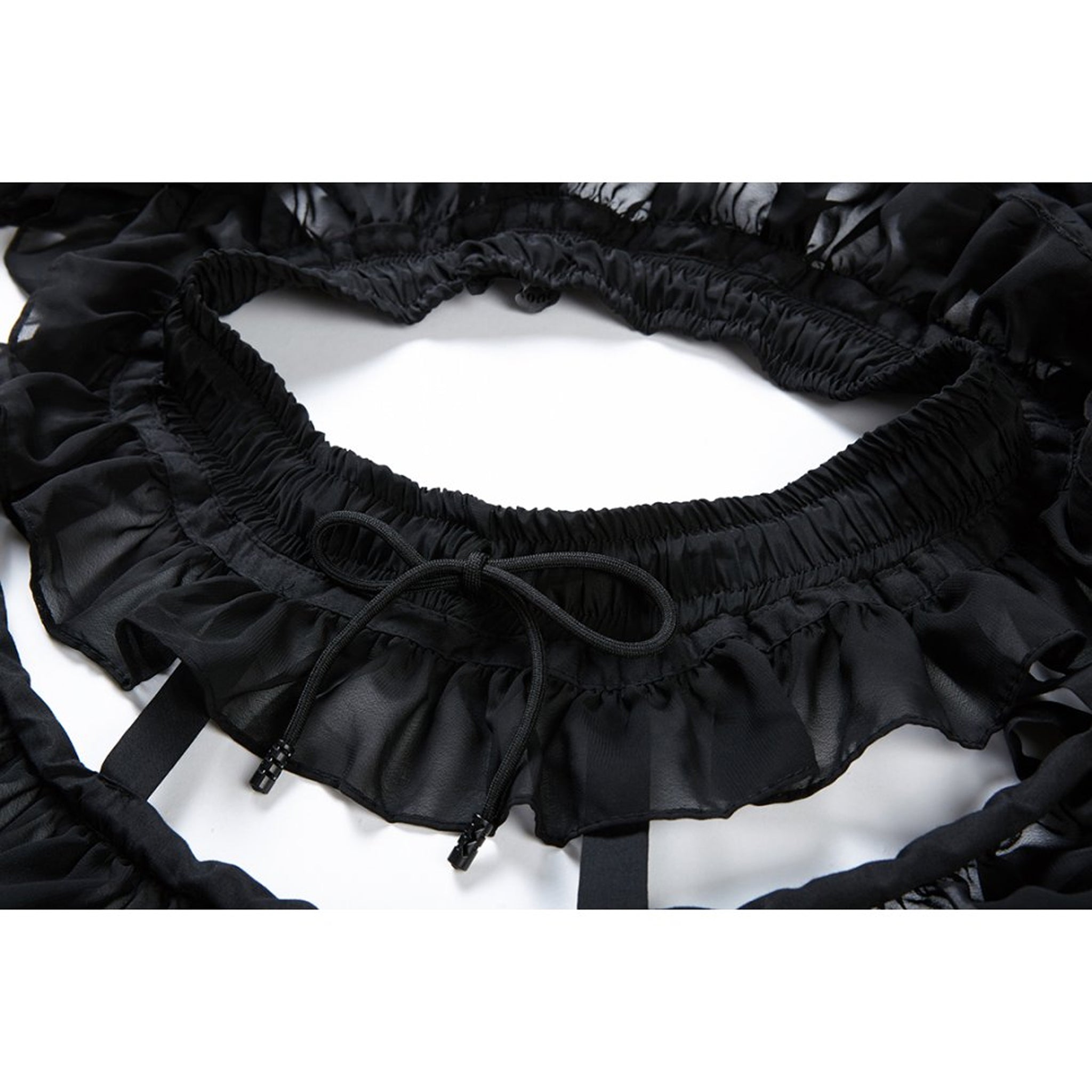Ruffled Hoop Skirt ONE SIZE