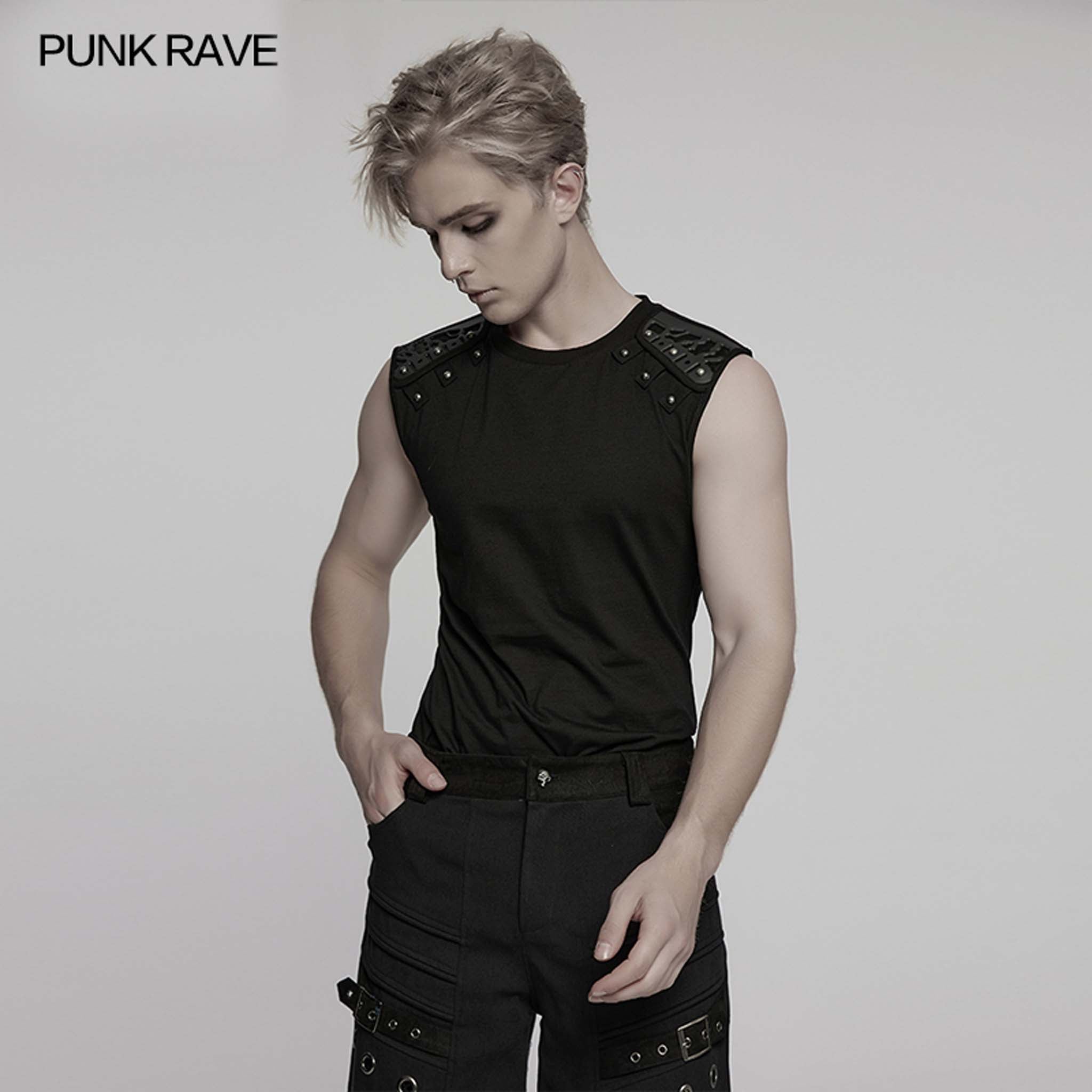Mens Cyber Punk Vest