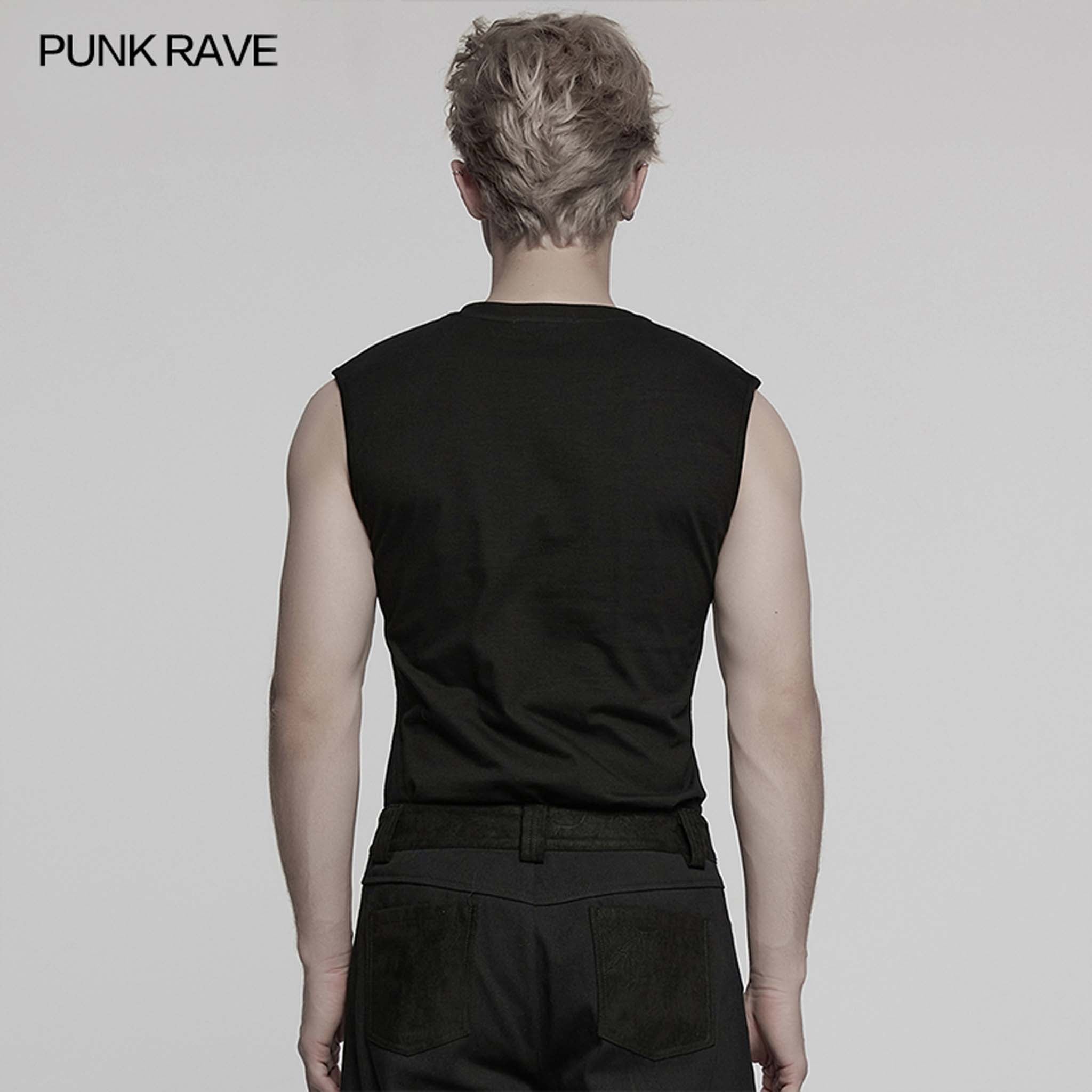Mens Cyber Punk Vest