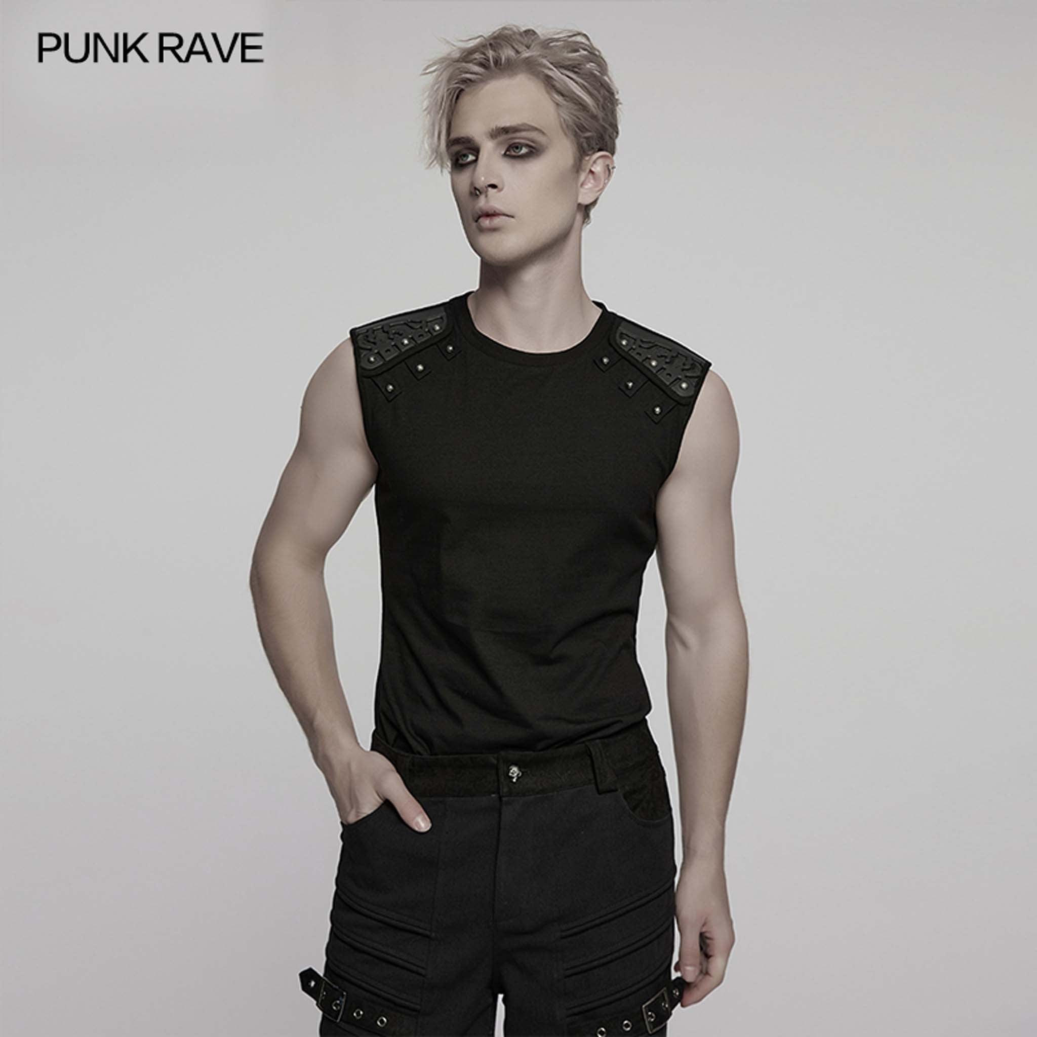 Mens Cyber Punk Vest