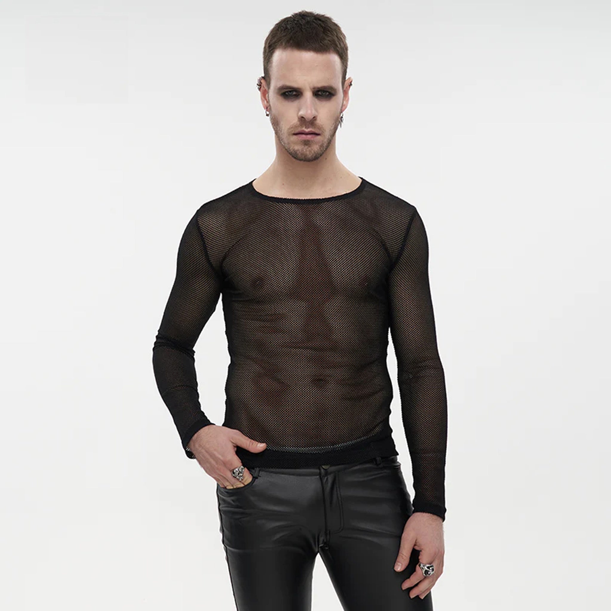 Fishnet Mesh Shirt