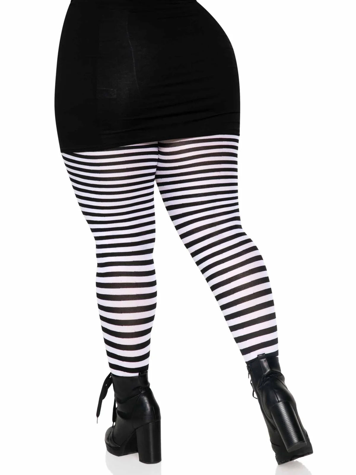 Jada Stripe Tights Plus Size
