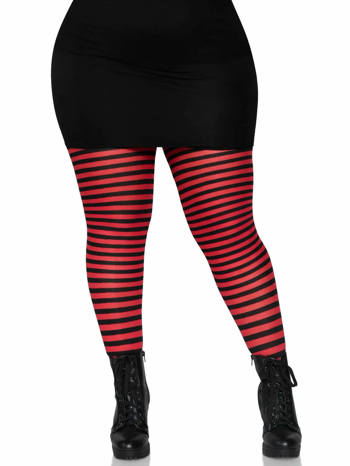 Jada Stripe Tights Plus Size