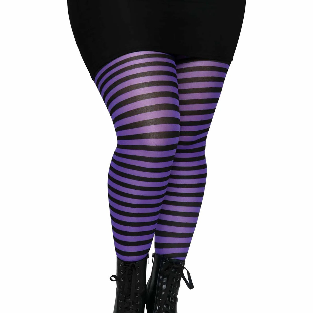 Jada Stripe Tights Plus Size