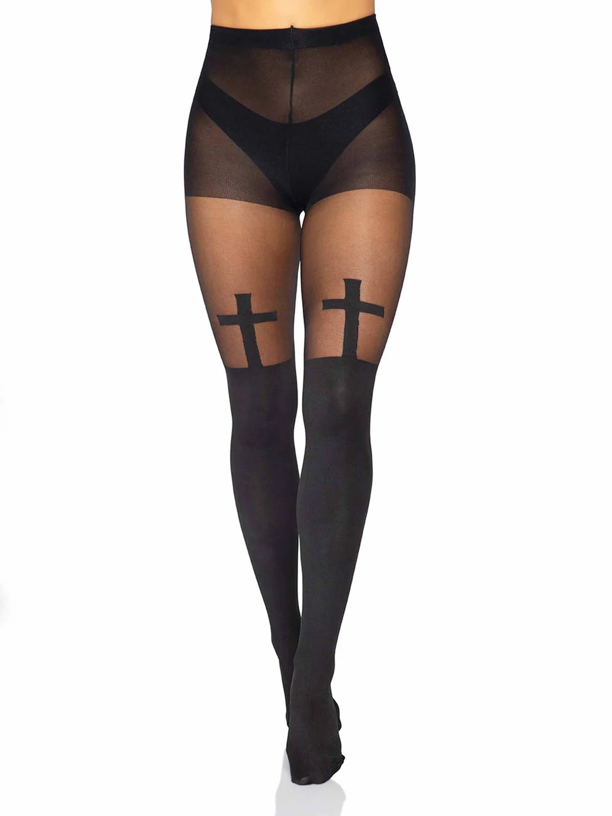 Opaque Cross Tights