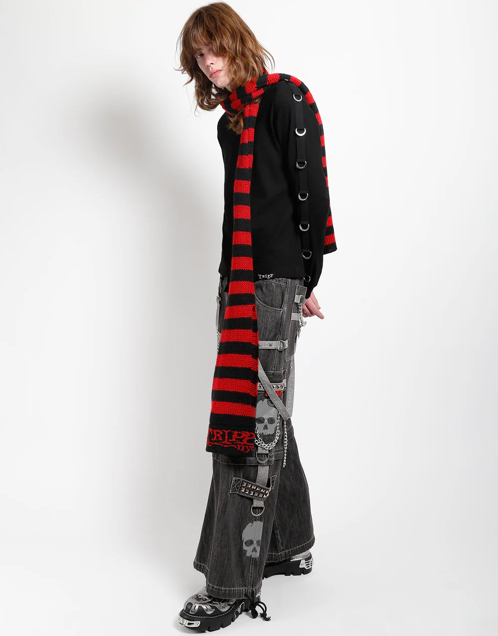 Tripp NYC Logo Stripe Scarf