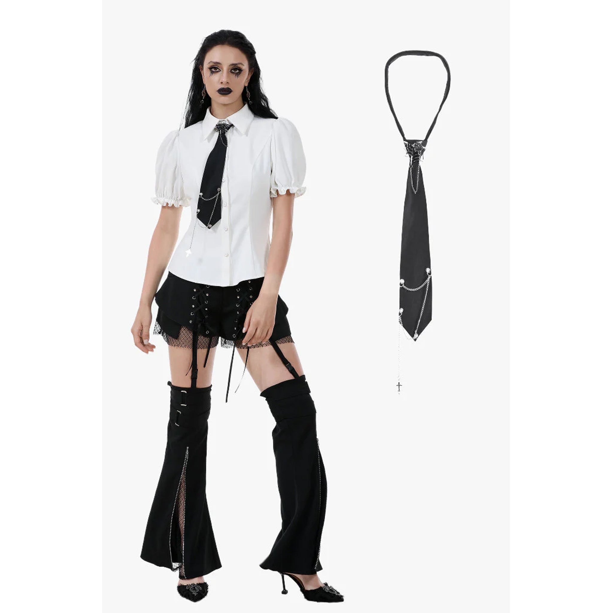 Webbed Chain Tie