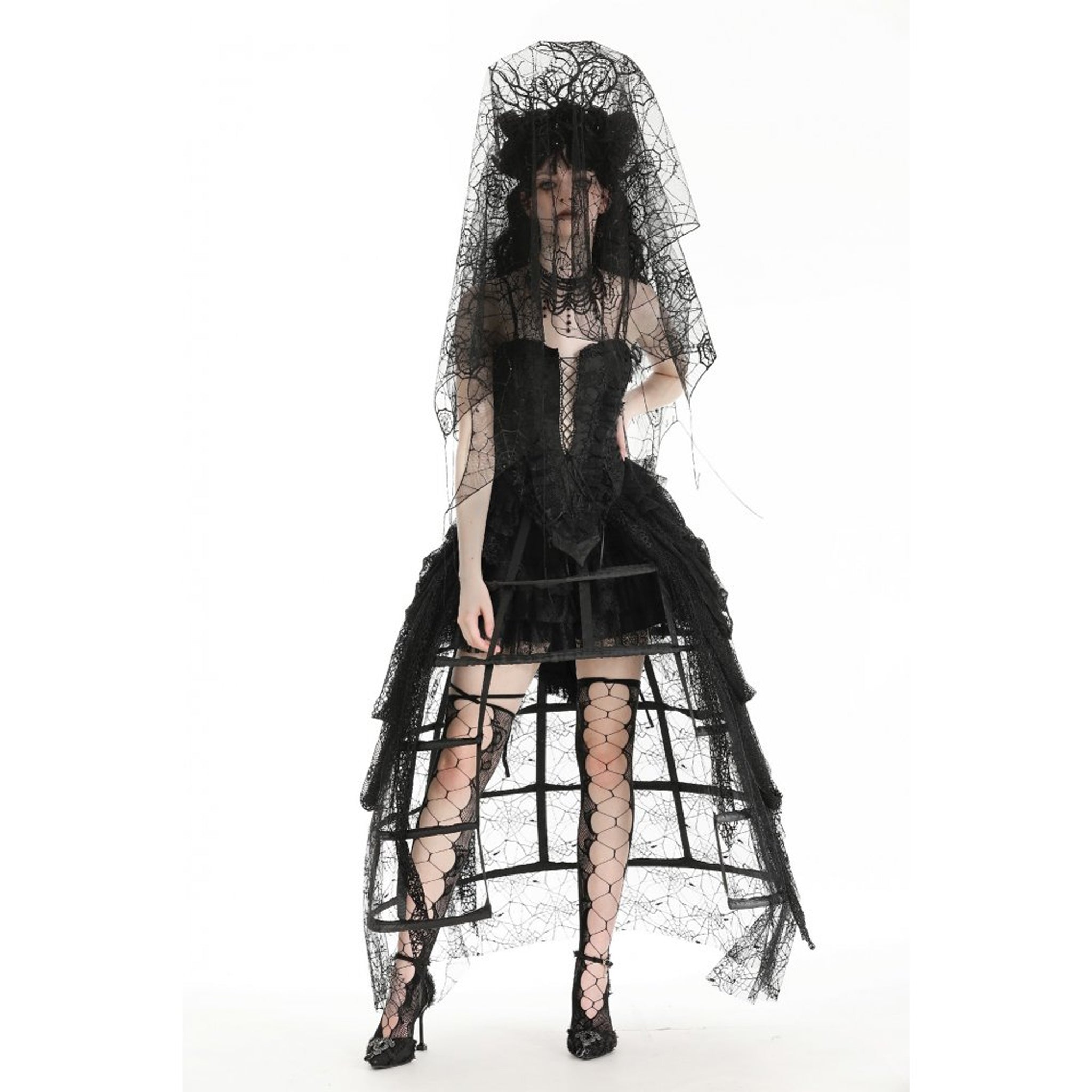 Spiderweb Lace Veil