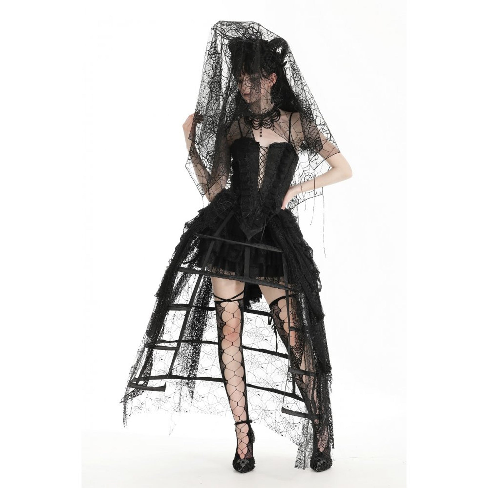 Spiderweb Lace Veil