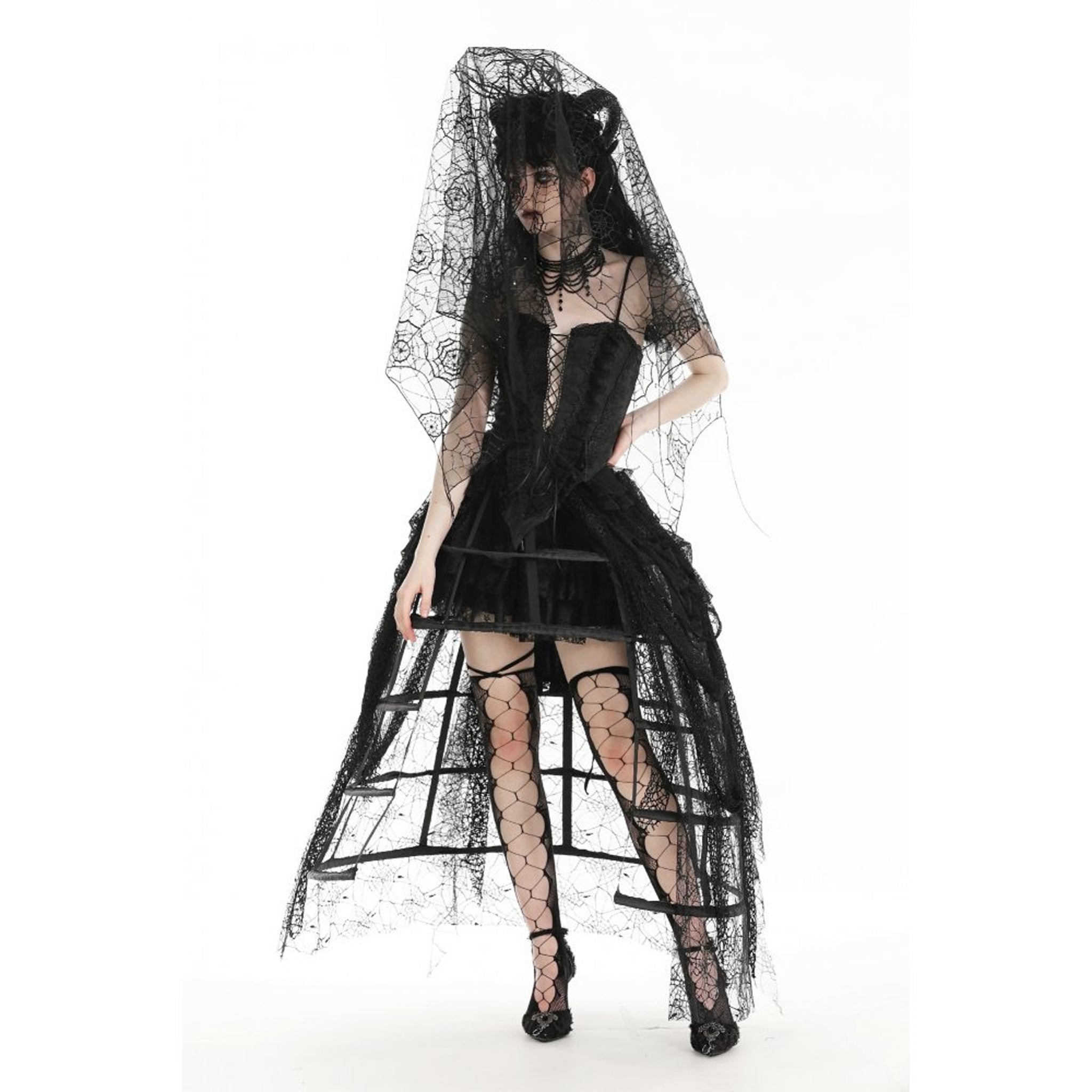 Spiderweb Lace Veil