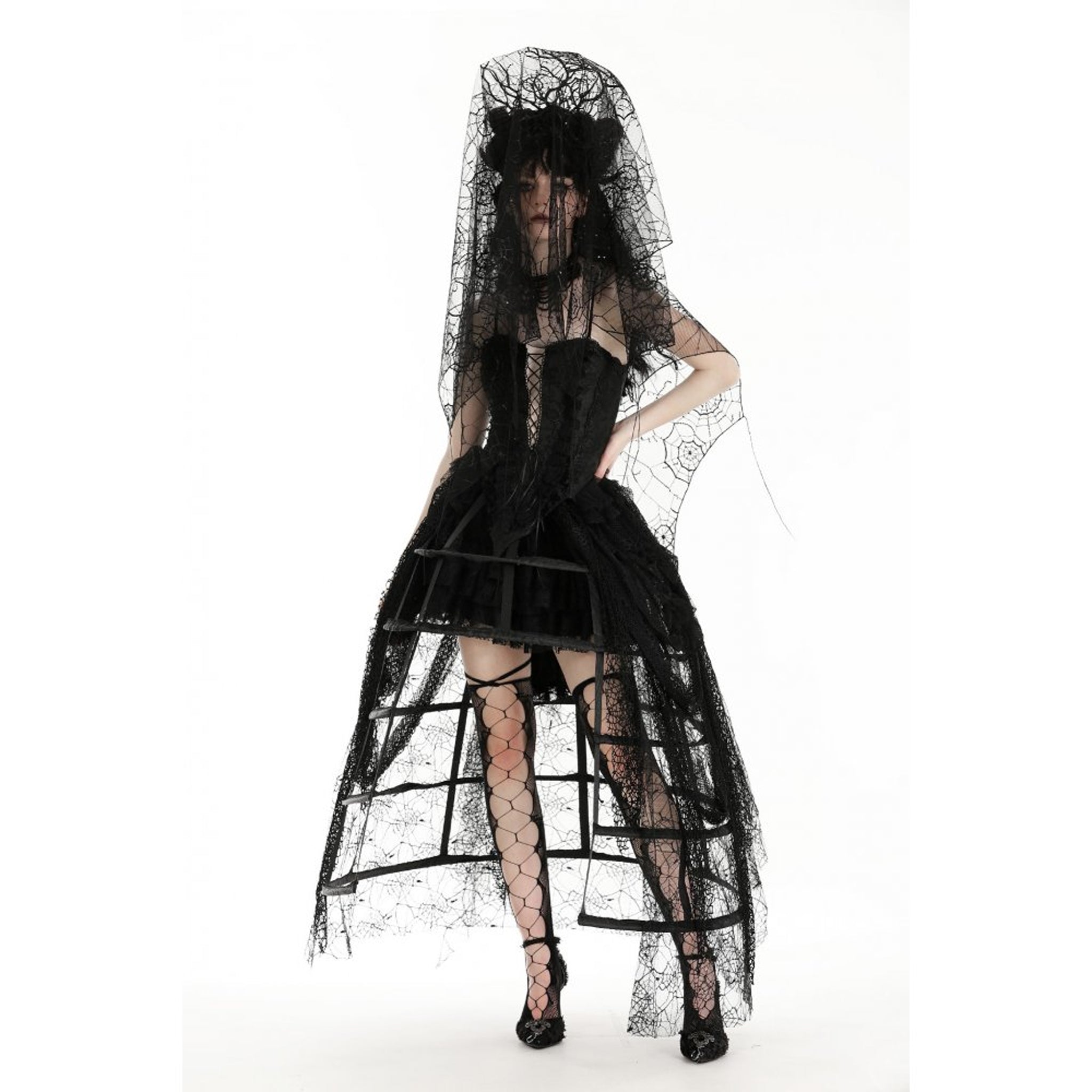 Spiderweb Lace Veil