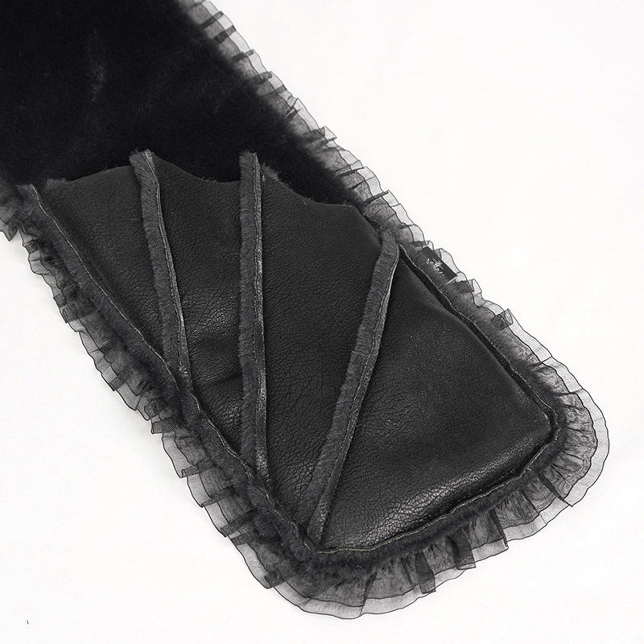 Black Bat Ears Punk Hooded Scarf