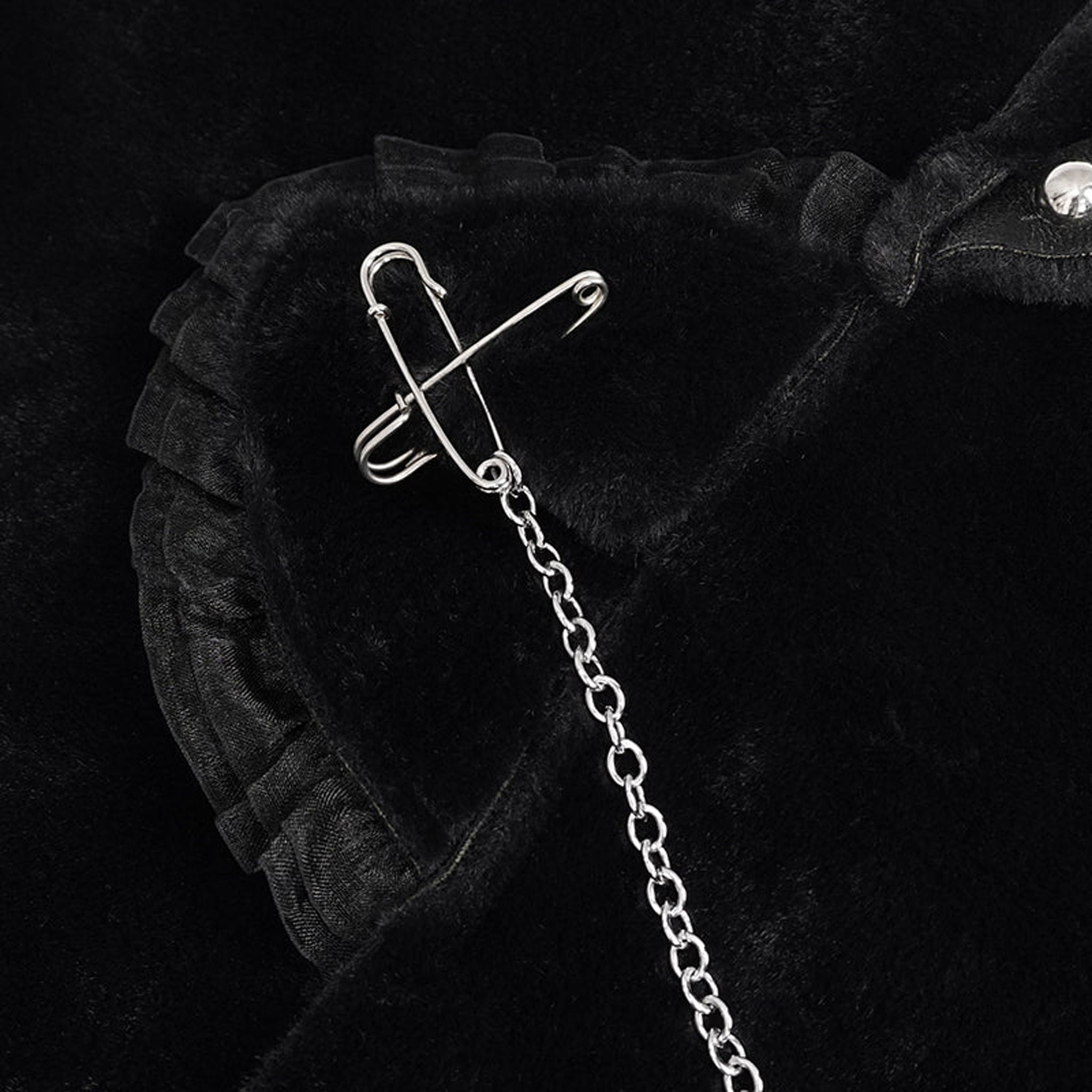 Black Bat Ears Punk Hooded Scarf