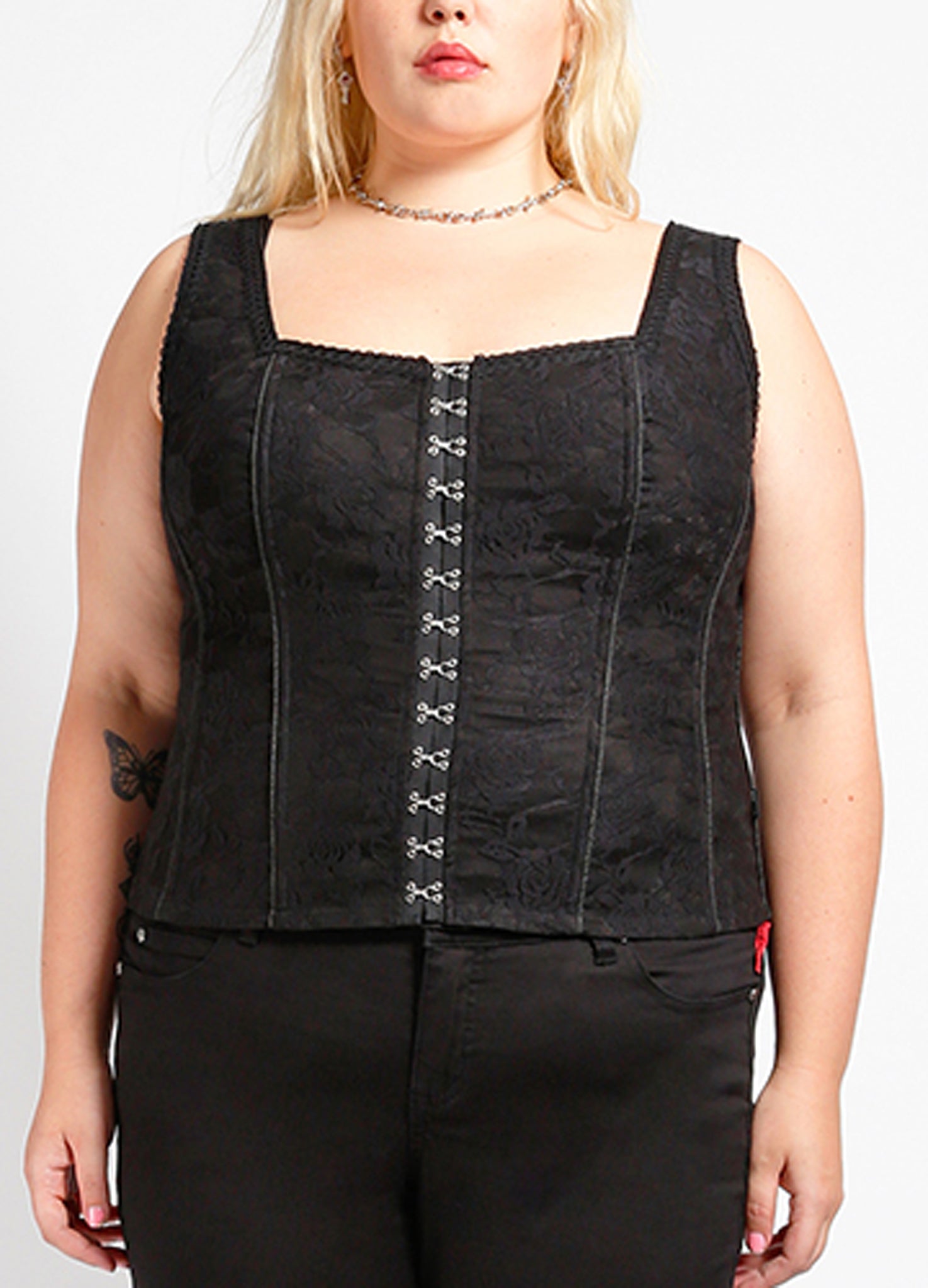 Hook Eye Lace Corset