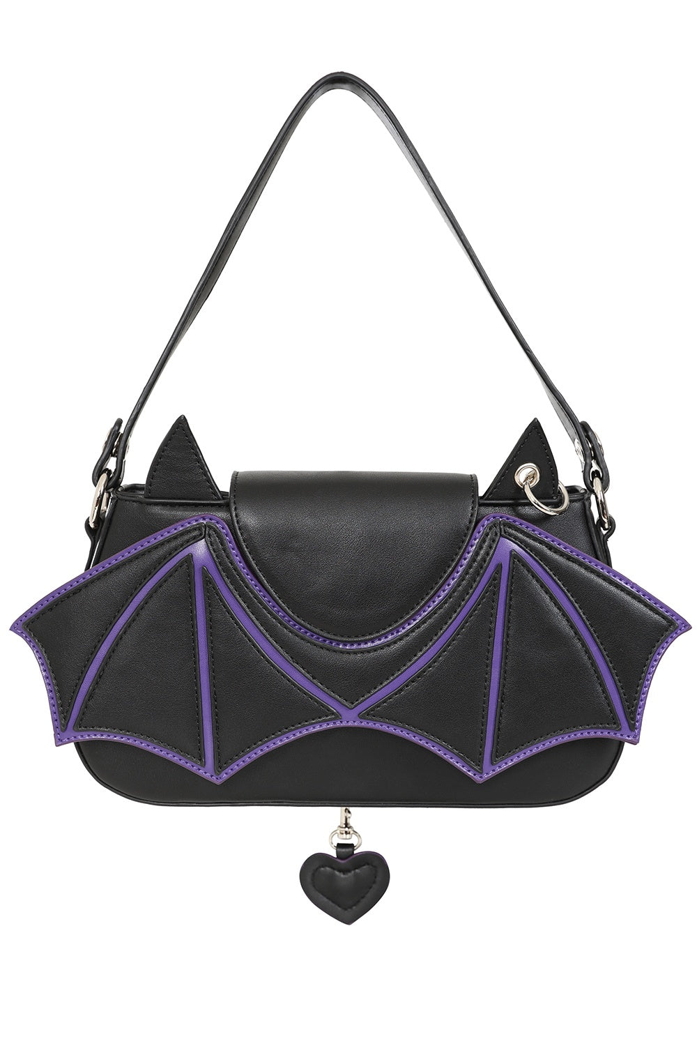 Batwing Heart Charm Bag