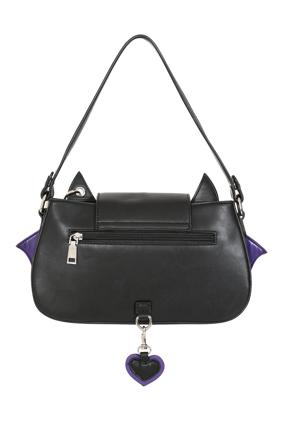 Batwing Heart Charm Bag