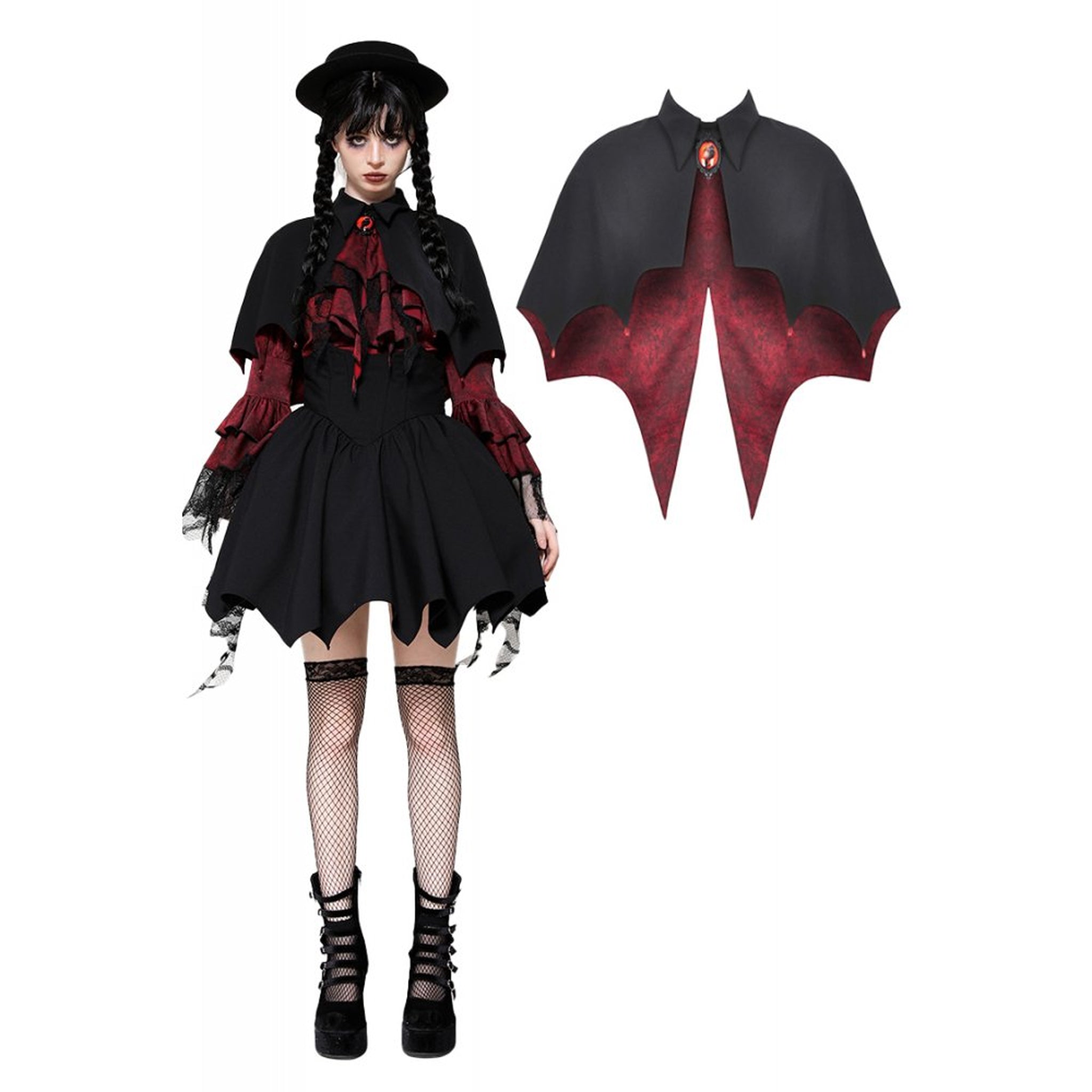 Batwing Vampire Capelet