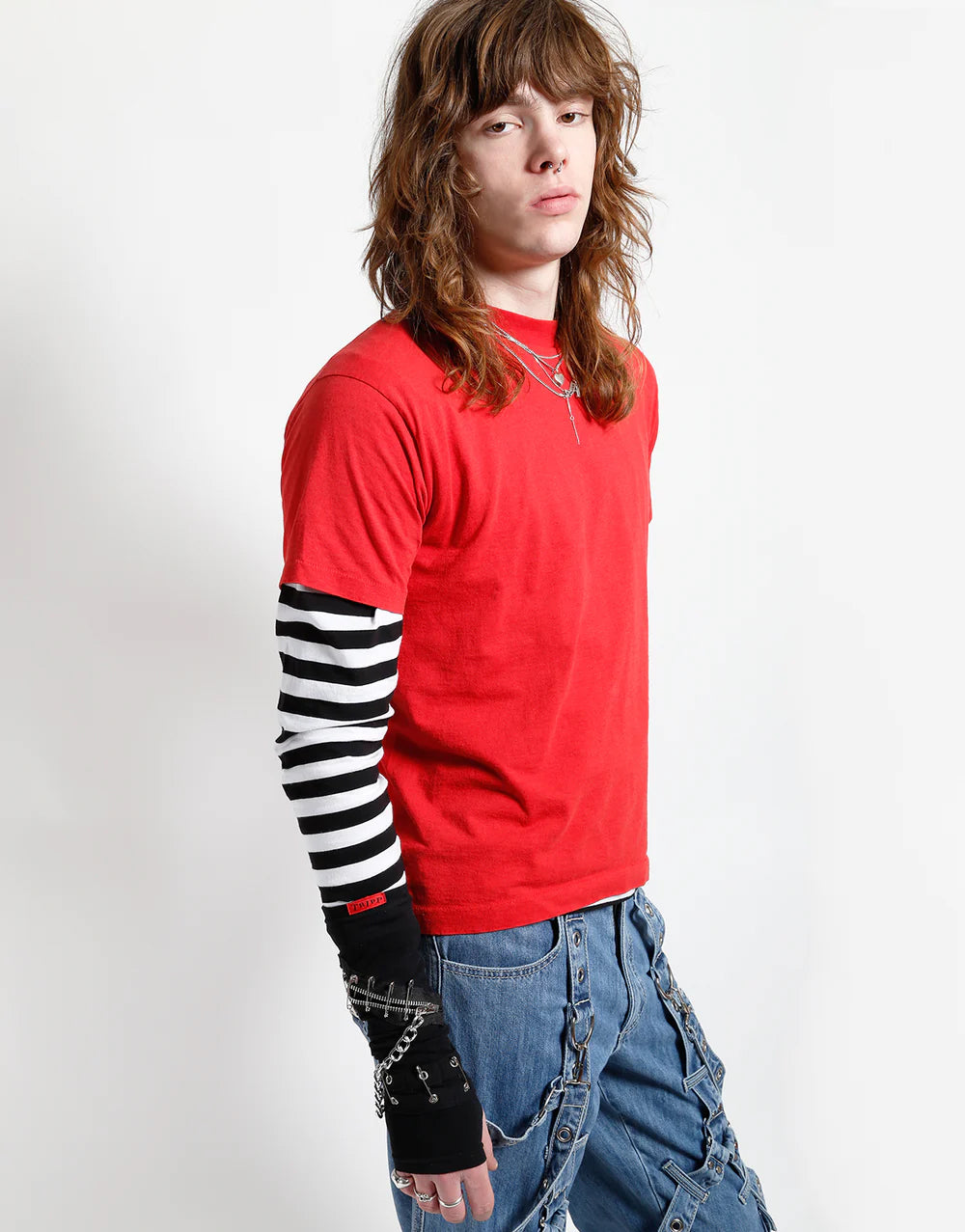 Safety Pins & Chain Arm Warmer