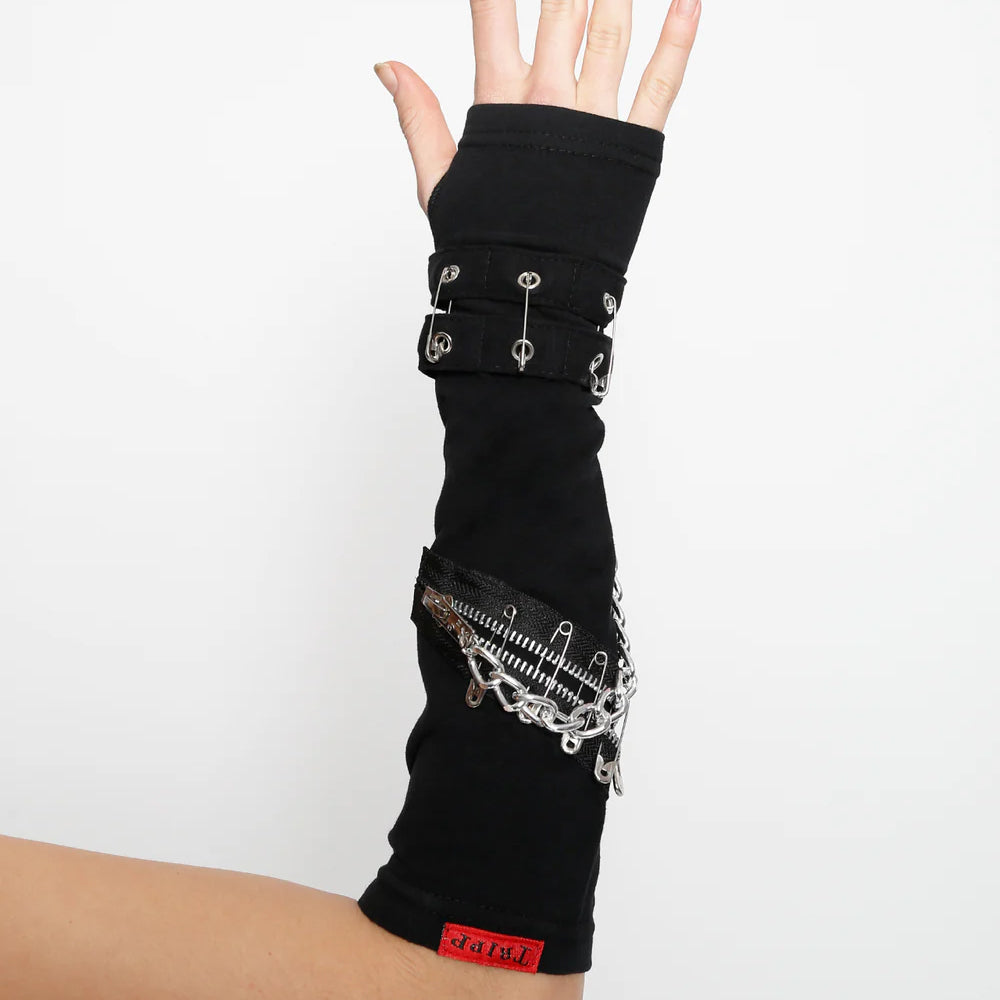 Safety Pins & Chain Arm Warmer