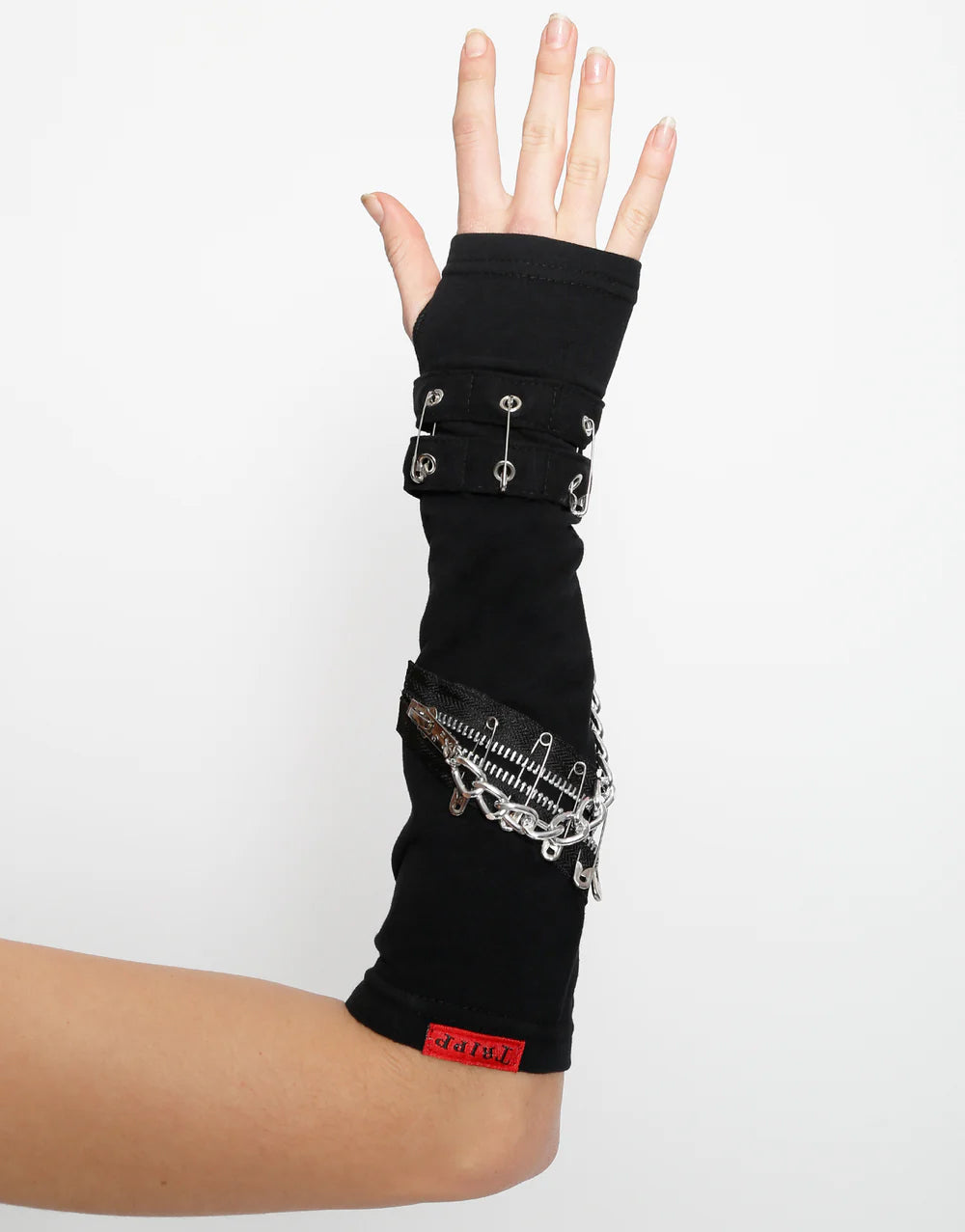 Safety Pins & Chain Arm Warmer