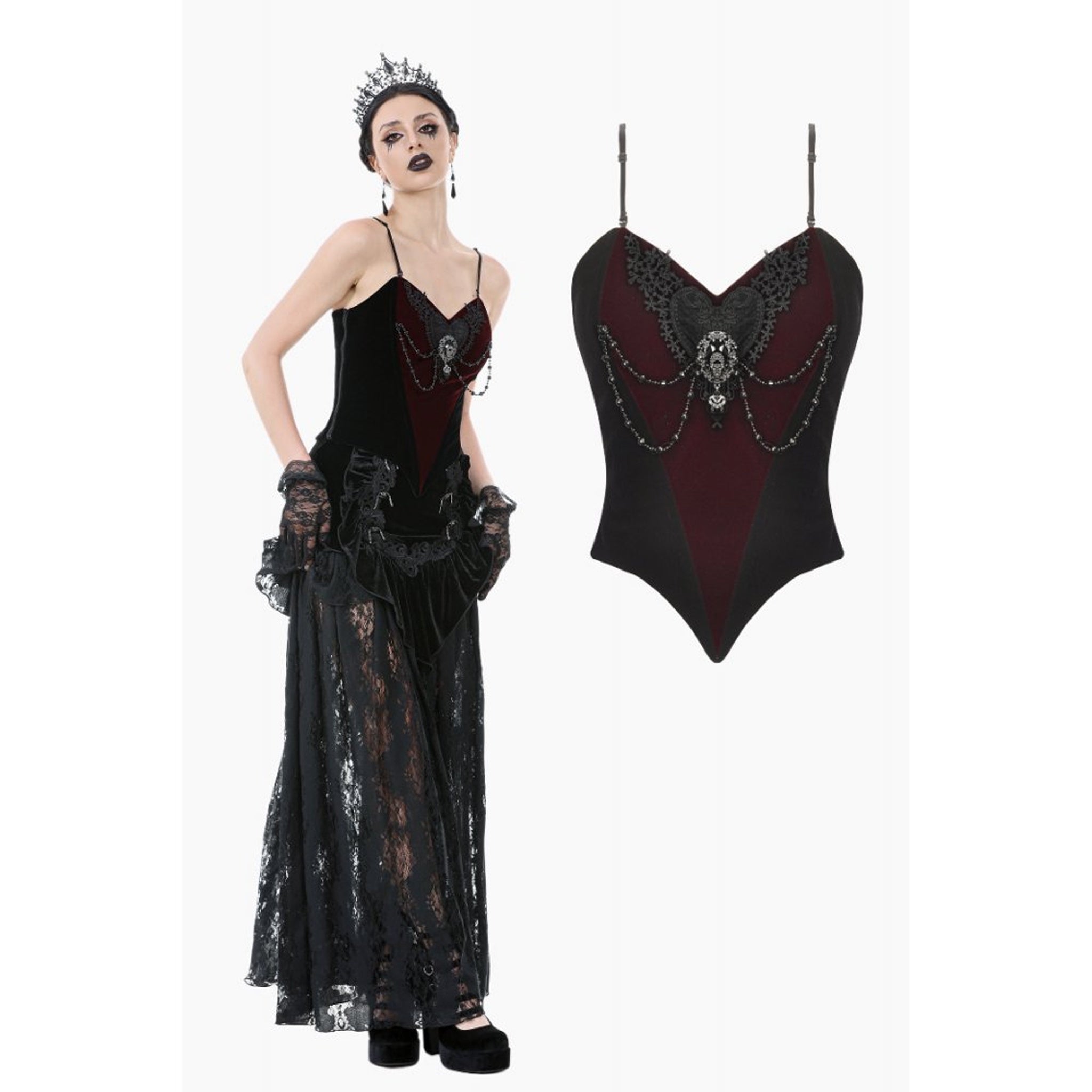 Dark Romance Bustier Top