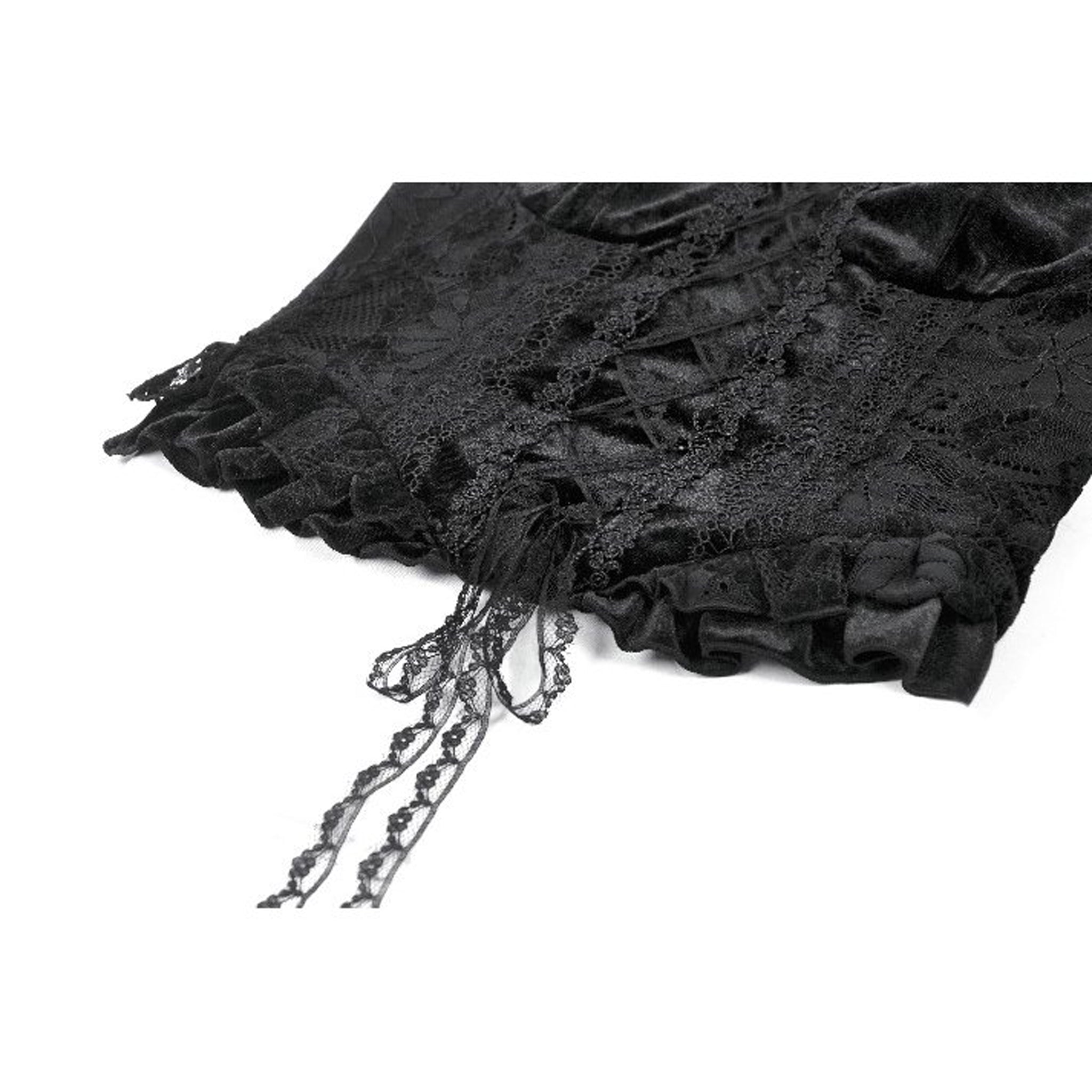 Gothic Velvet Lace Bustier