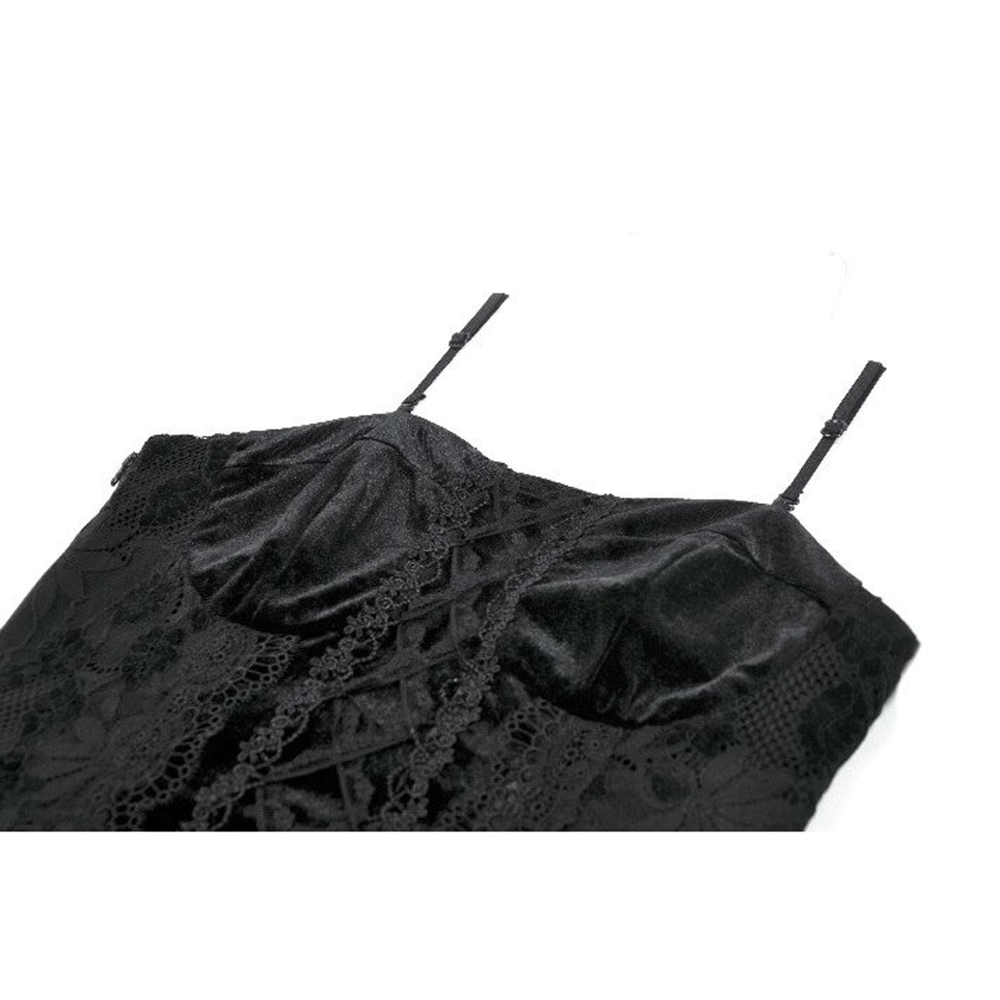 Gothic Velvet Lace Bustier