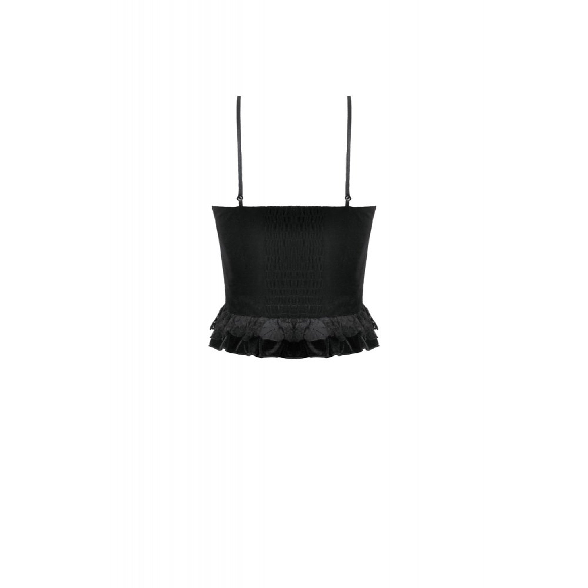 Gothic Velvet Lace Bustier