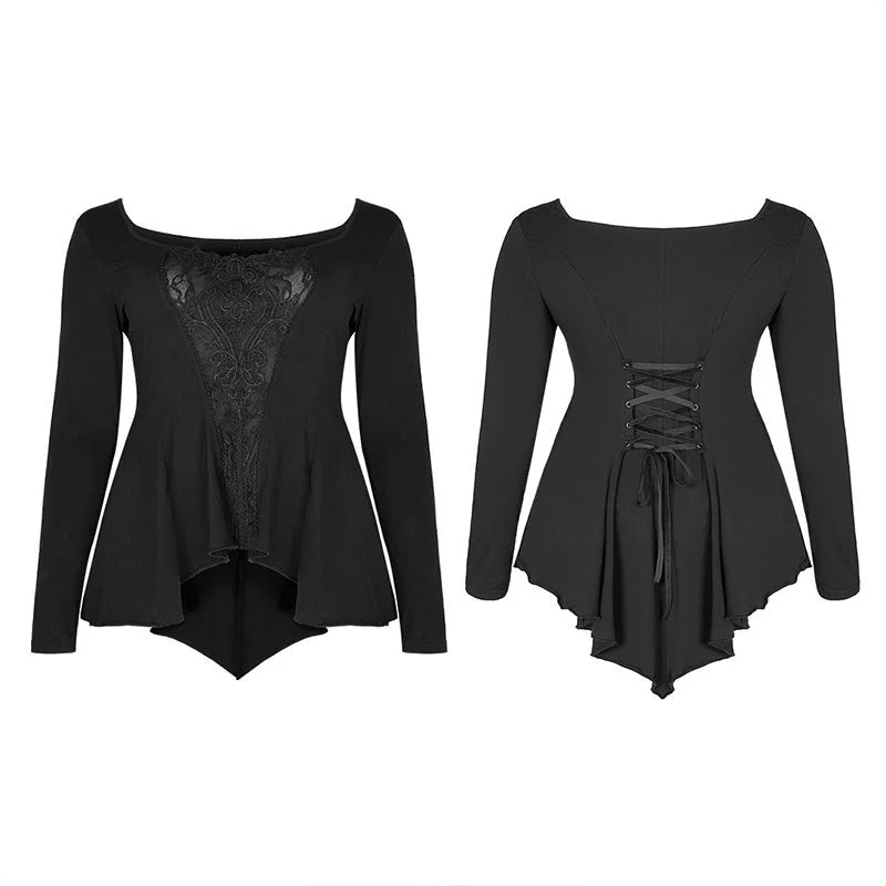 Long Sleeve Applique Top