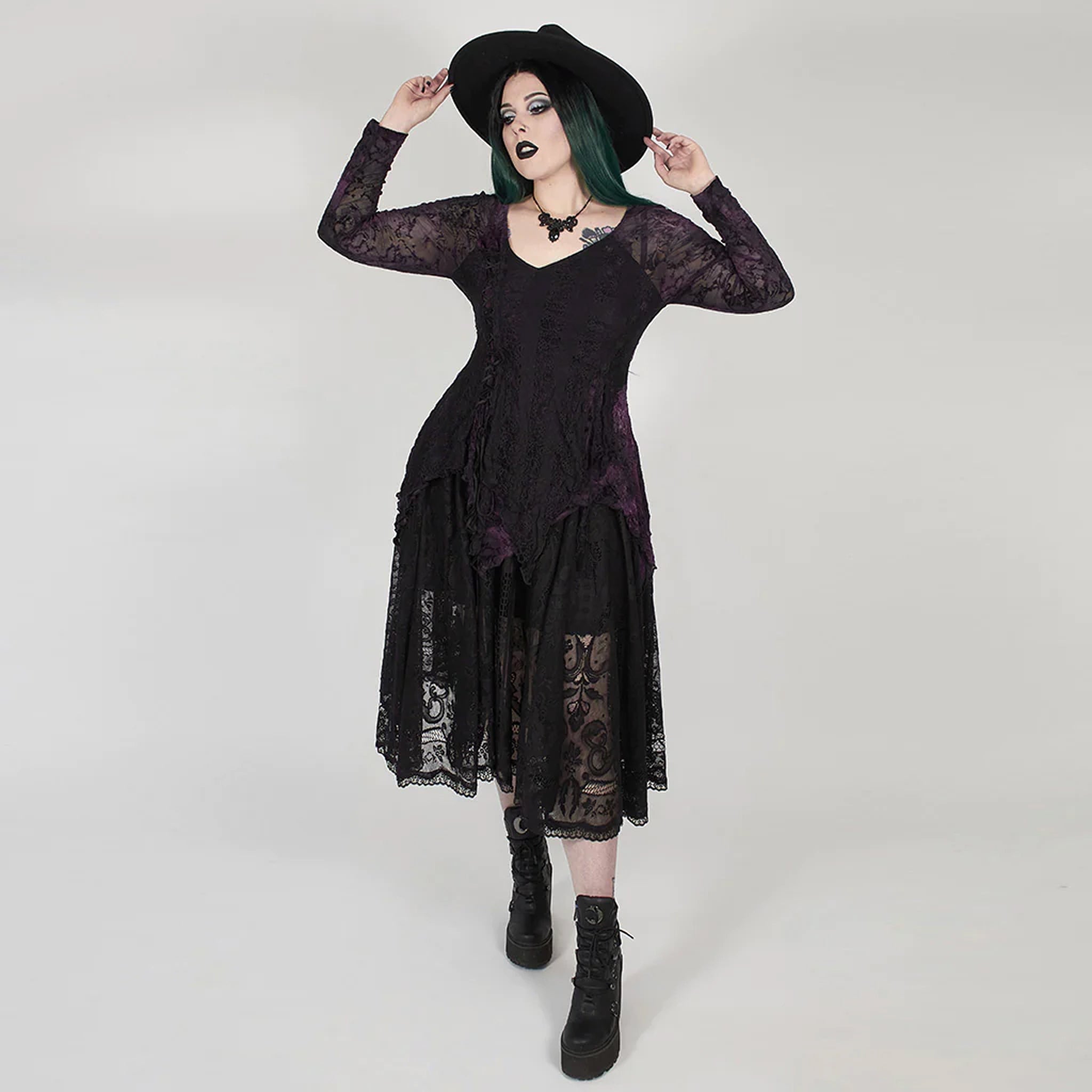 twilight dreams v-neck dress
