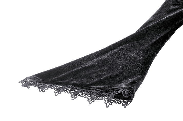 Off Shoulder Ruffle Velvet Dress